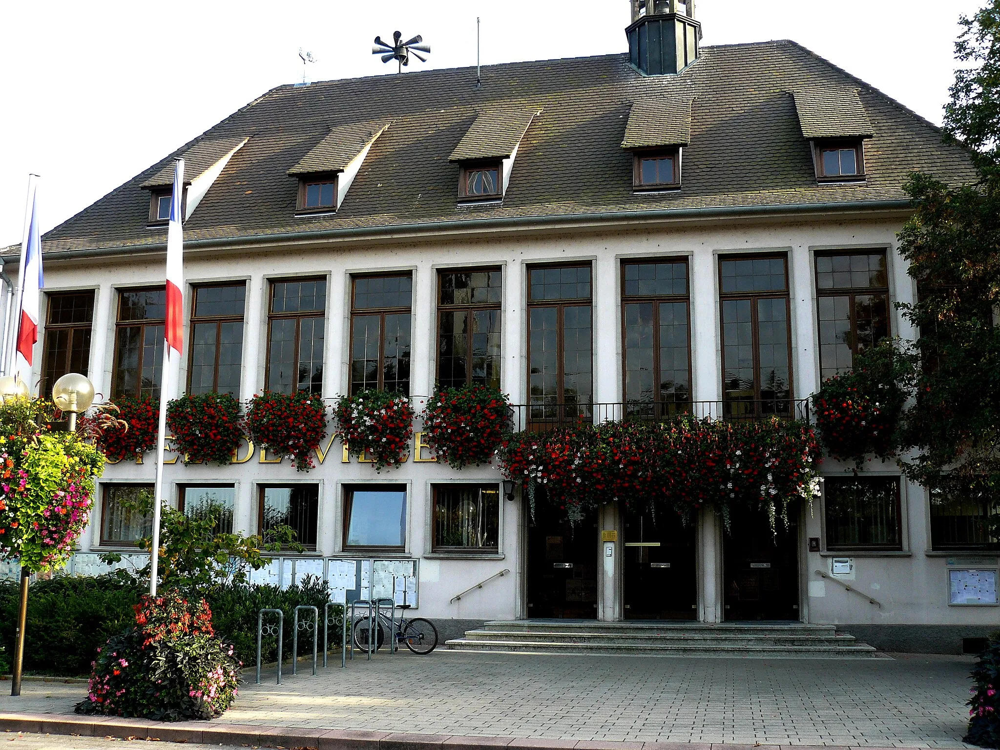 Photo showing: Hôtel de ville de Rhinau