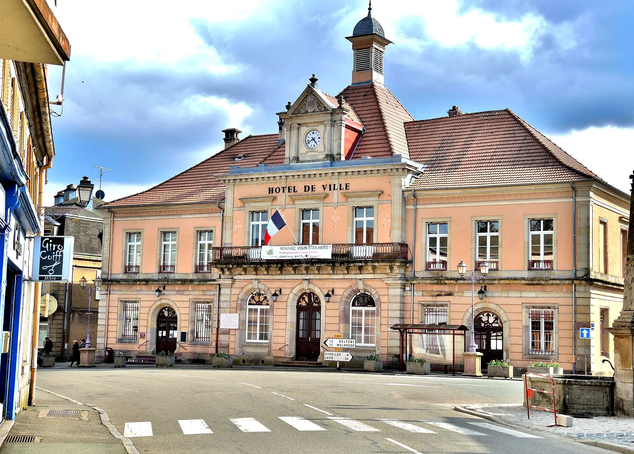 Photo showing: Hôtel de ville de Giromagny. Territoire de Belfort.