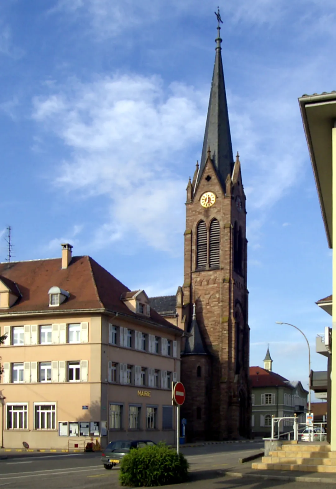 Photo showing: L'église Saint-Nicolas à Village-Neuf