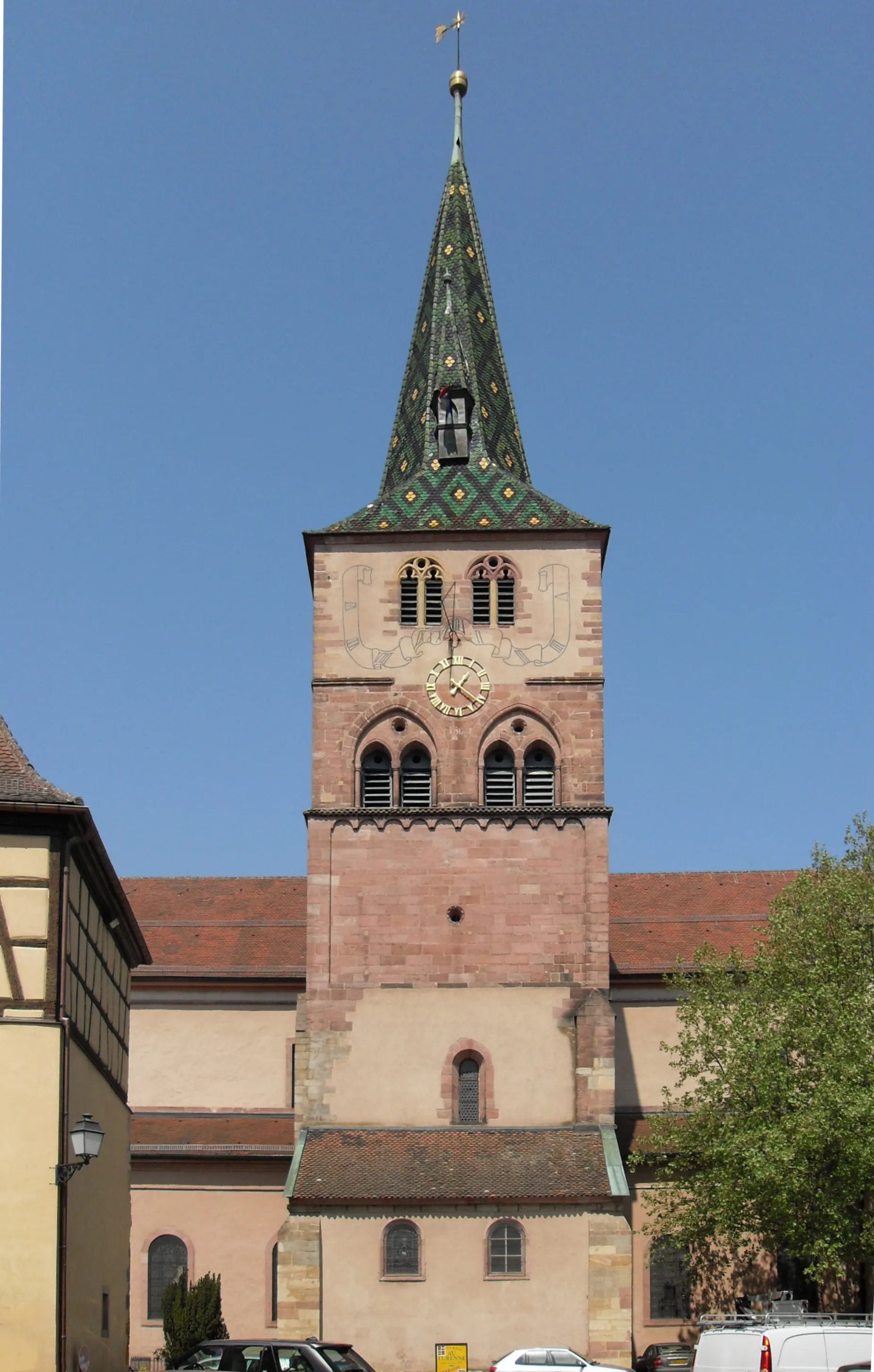 Photo showing: Tour d'église Sainte-Anne à Turckheim