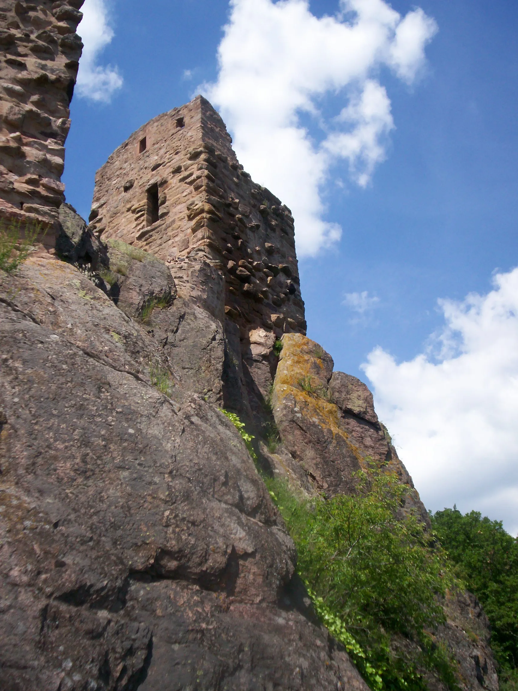 Photo showing: Château du Girsberg, près de Ribeauvillé, dans le Haut-Rhin.