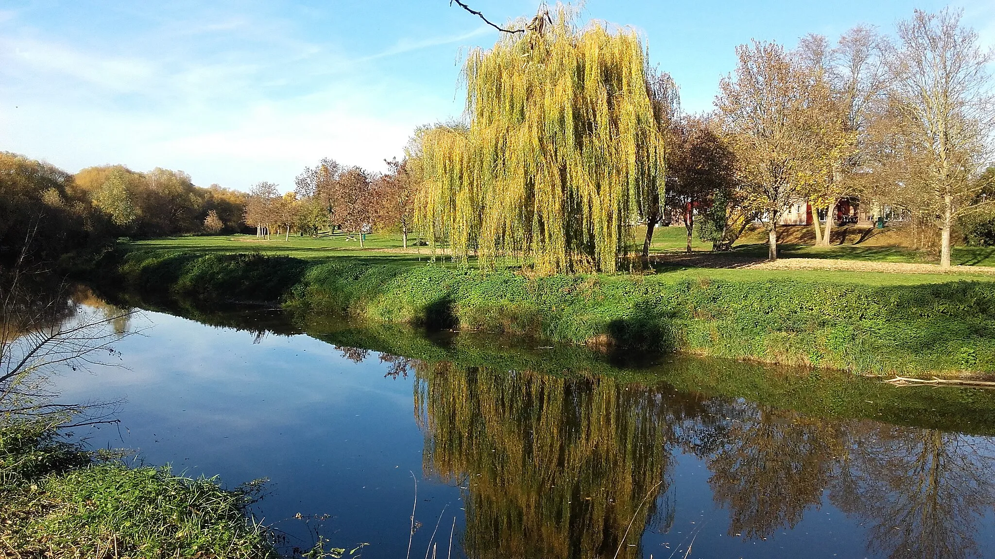 Photo showing: Le long du camping