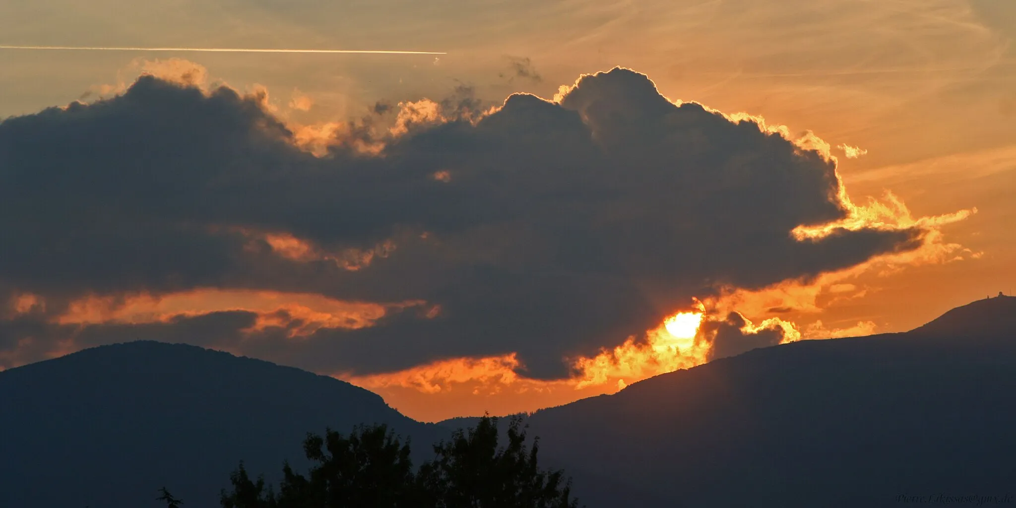 Photo showing: Abendstimmung-Pulversheim...