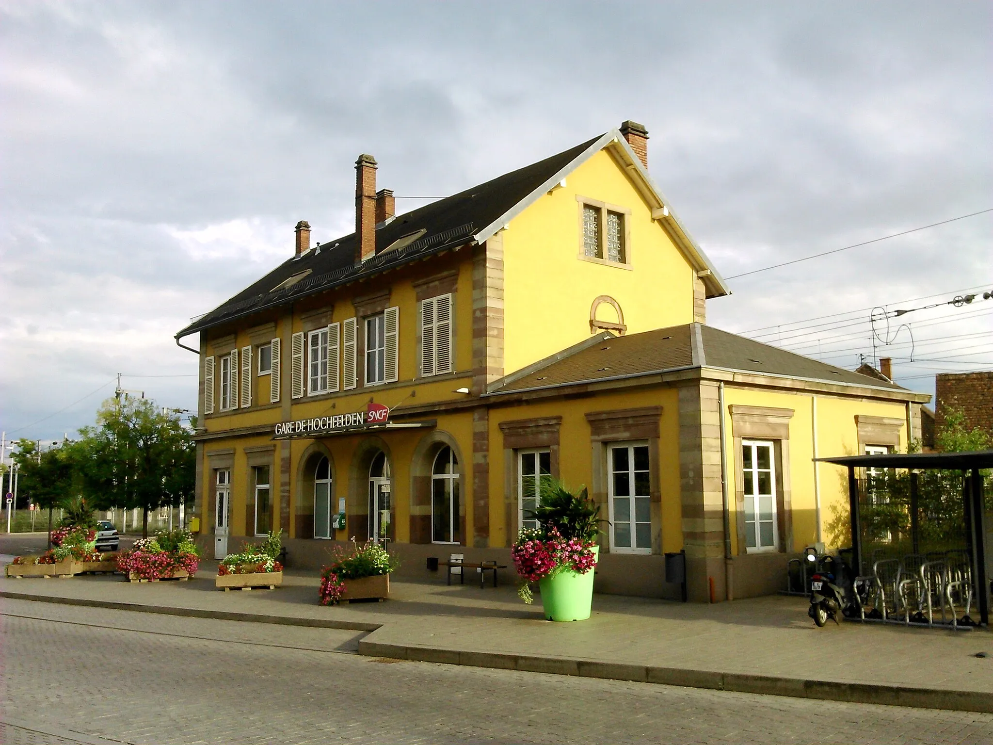 Photo showing: La gare de Hochfelden.