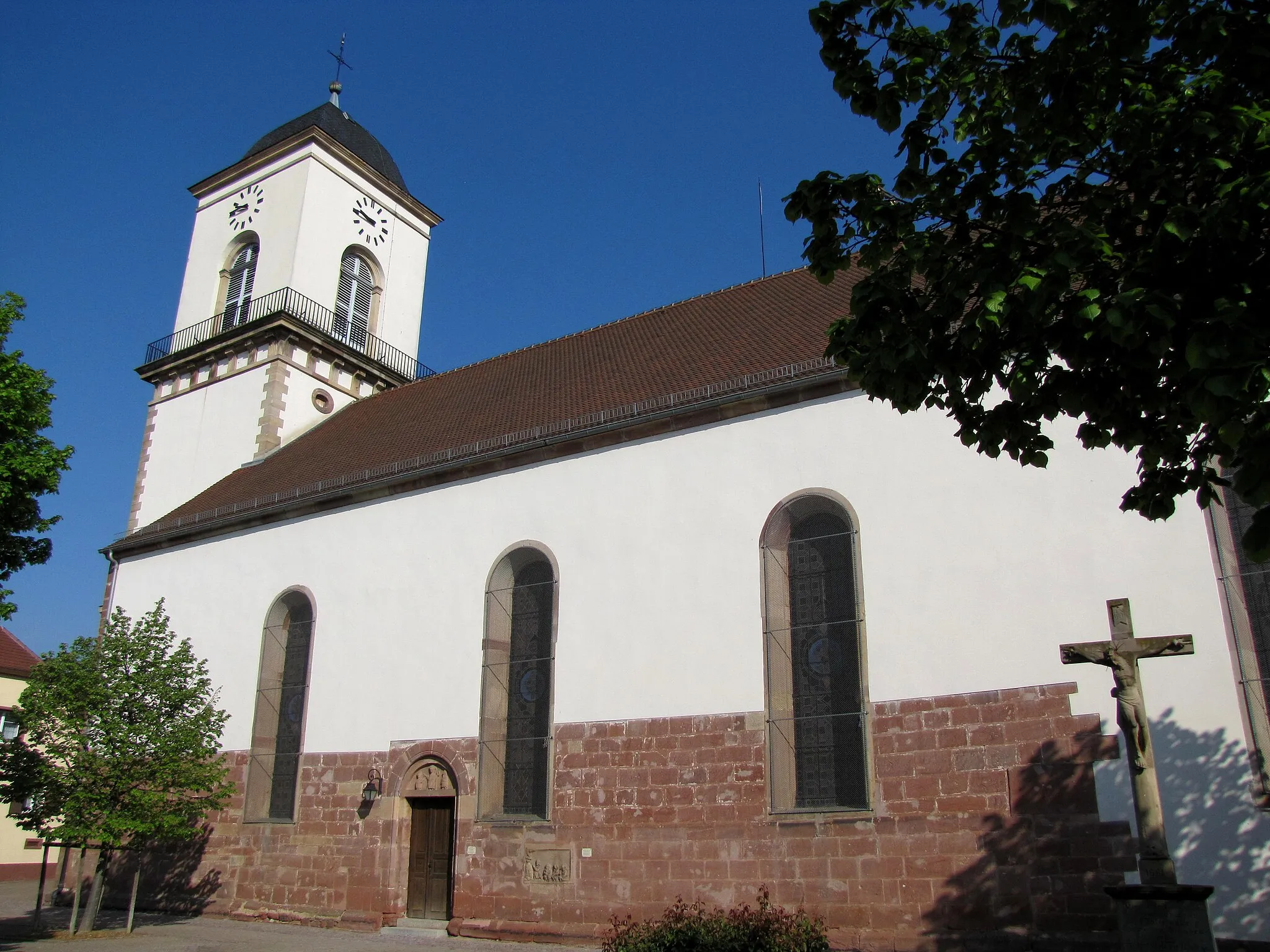 Photo showing: Alsace, Bas-Rhin, Église Sainte-Richarde de Marlenheim (IA67006683).