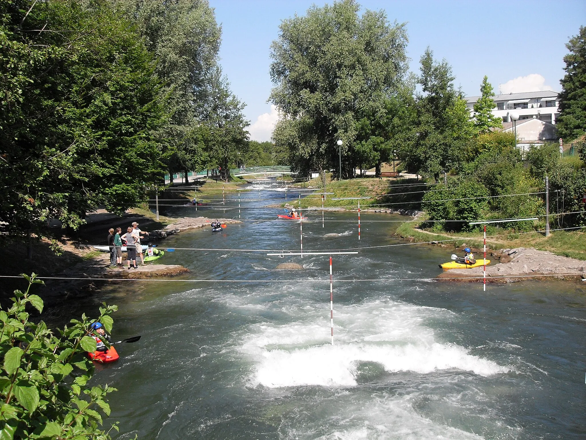 Photo showing: Le Parc des Eaux Vives à Huningue