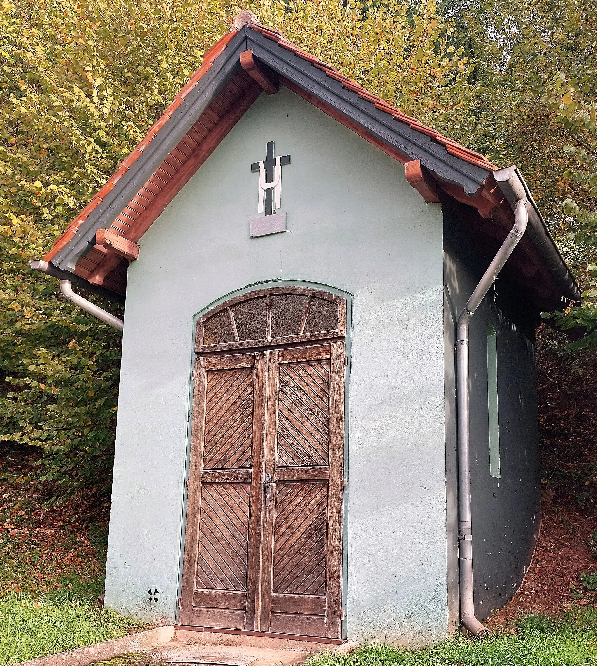 Photo showing: Chapelle route de Bitche à Volmunster
