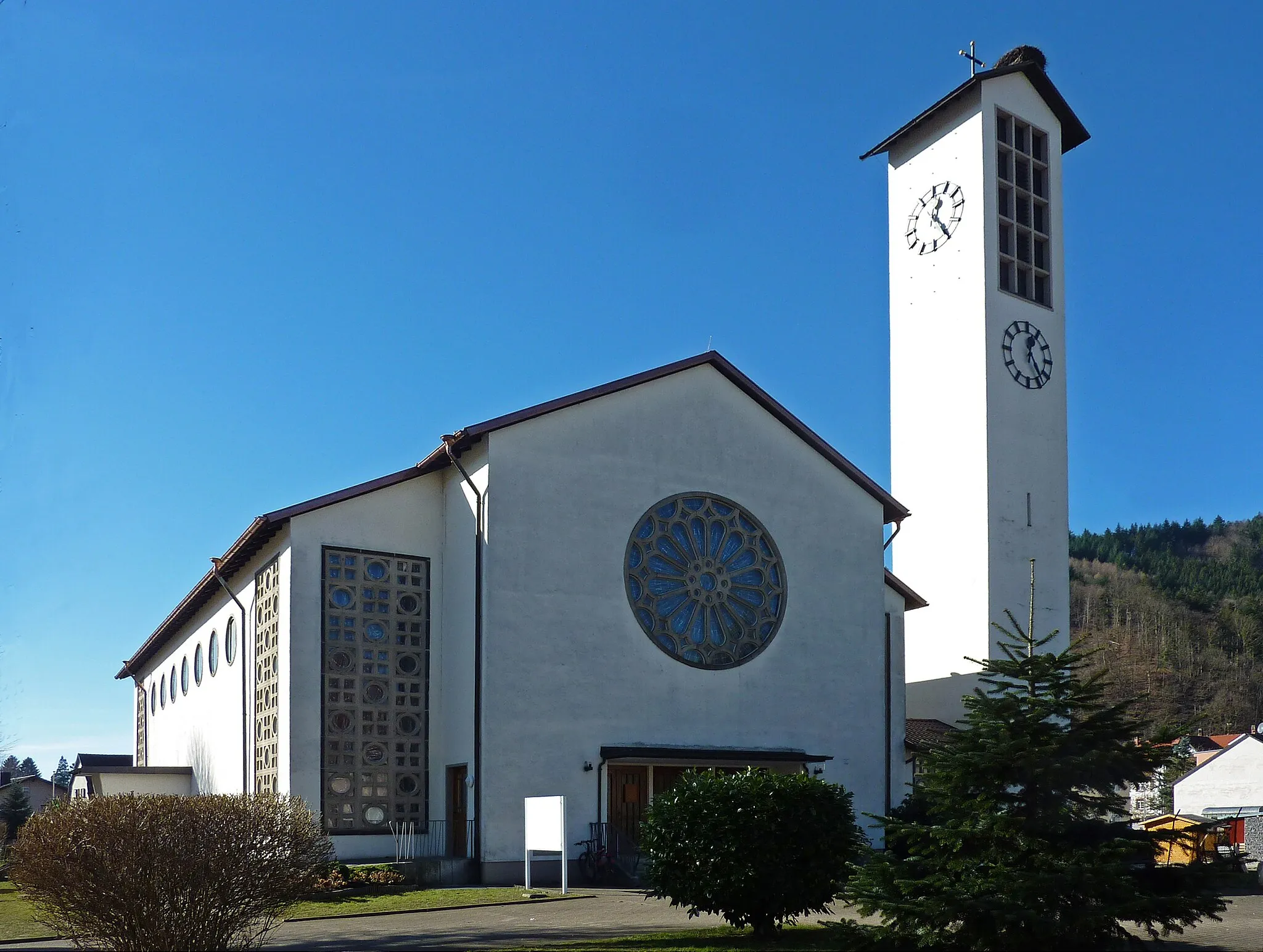 Photo showing: St. Michael Katholische Kirche (Baujahr 1964), Gutach im Breisgau