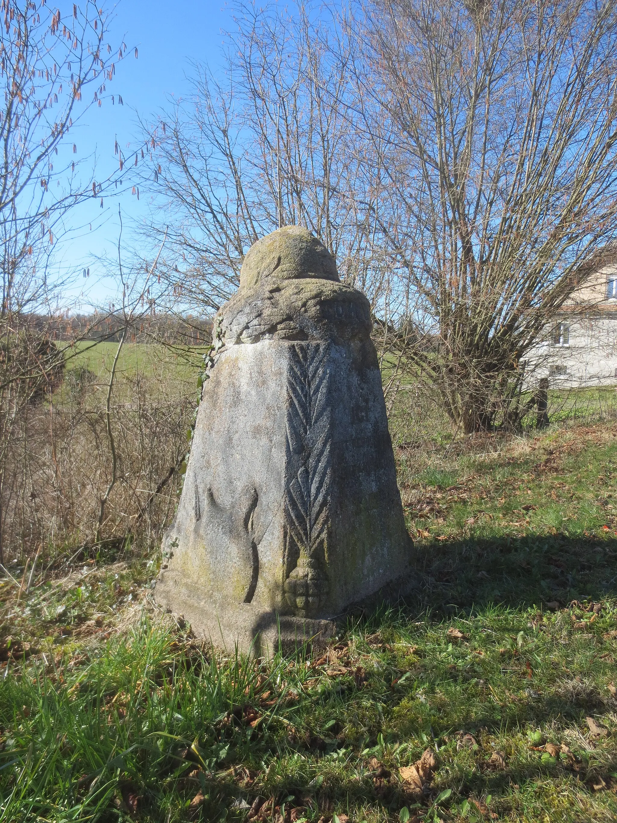 Photo showing: Borne Vauthier Domèvre sur Vezouze