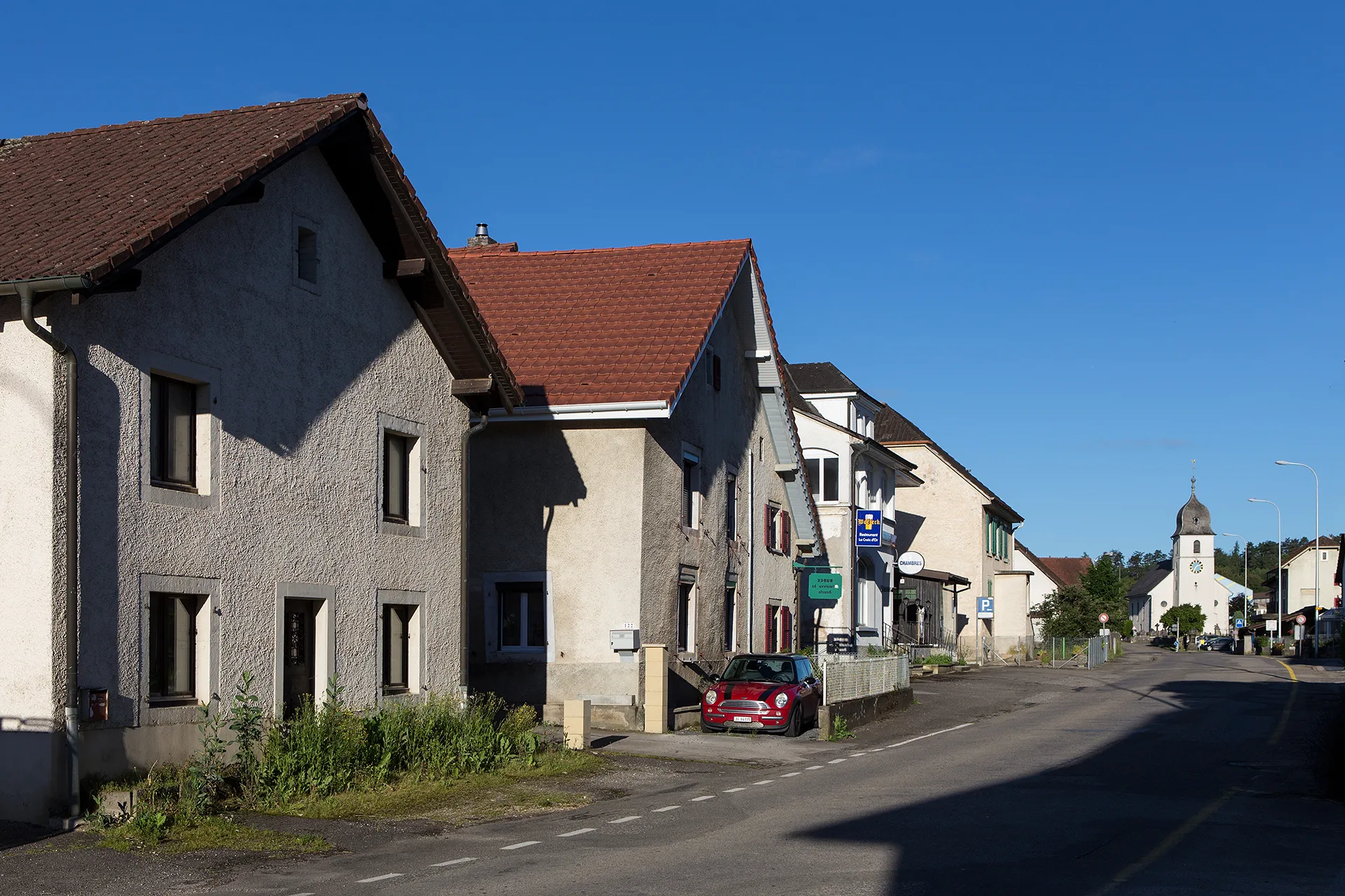 Photo showing: Route de Porrentruy in Fahy (JU)