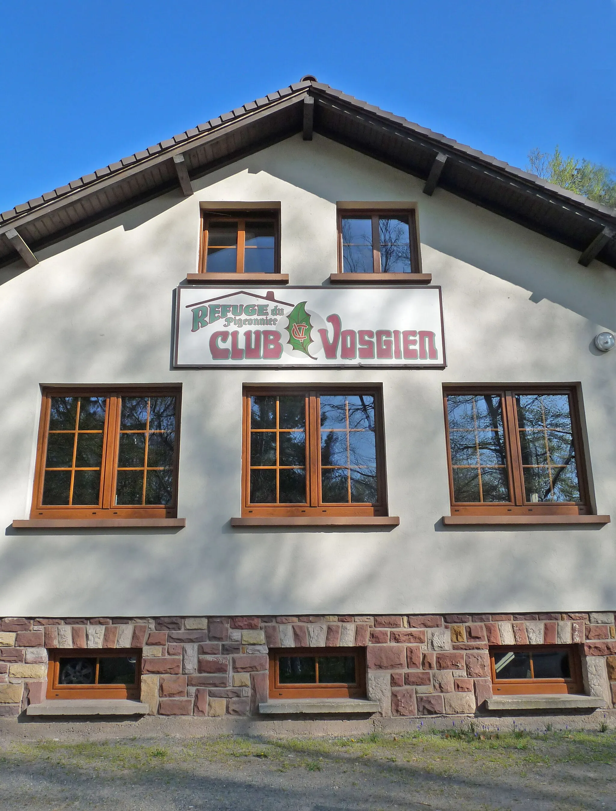 Photo showing: Chalet-refuge du col du Pigeonnier, Club vosgien de Wissembourg (Bas-Rhin)