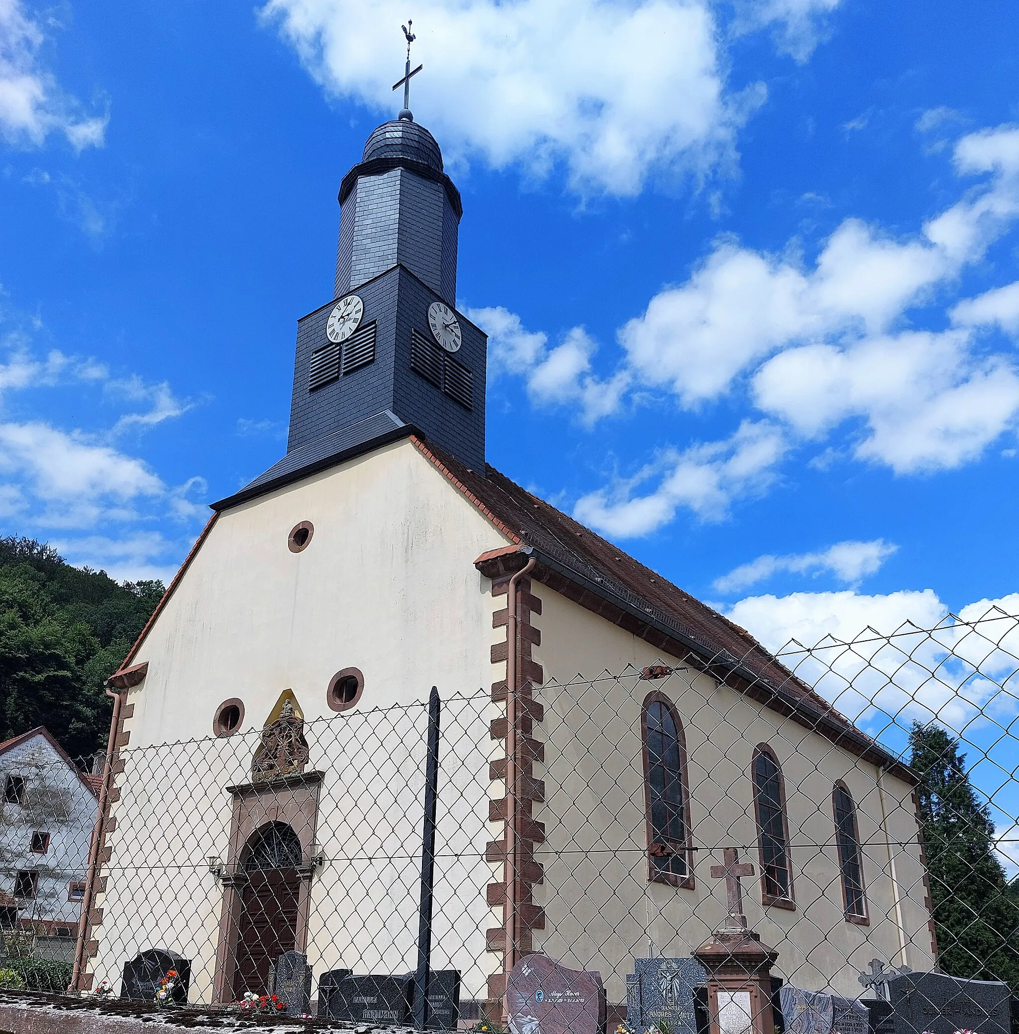 Photo showing: Église Sainte-Odile et Saint-Gengoult de Bousseviller