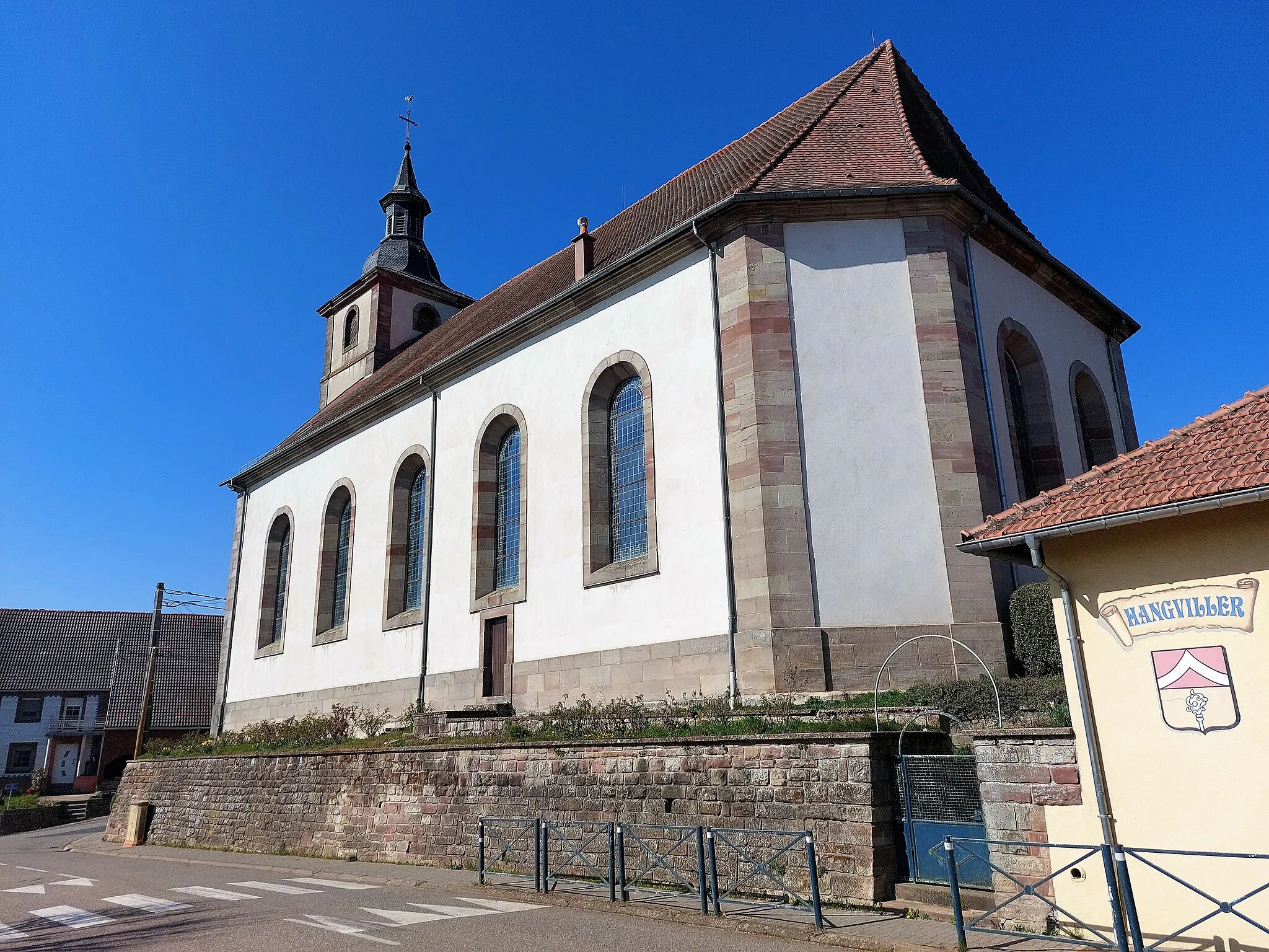 Photo showing: Église luthérienne d'Hangviller