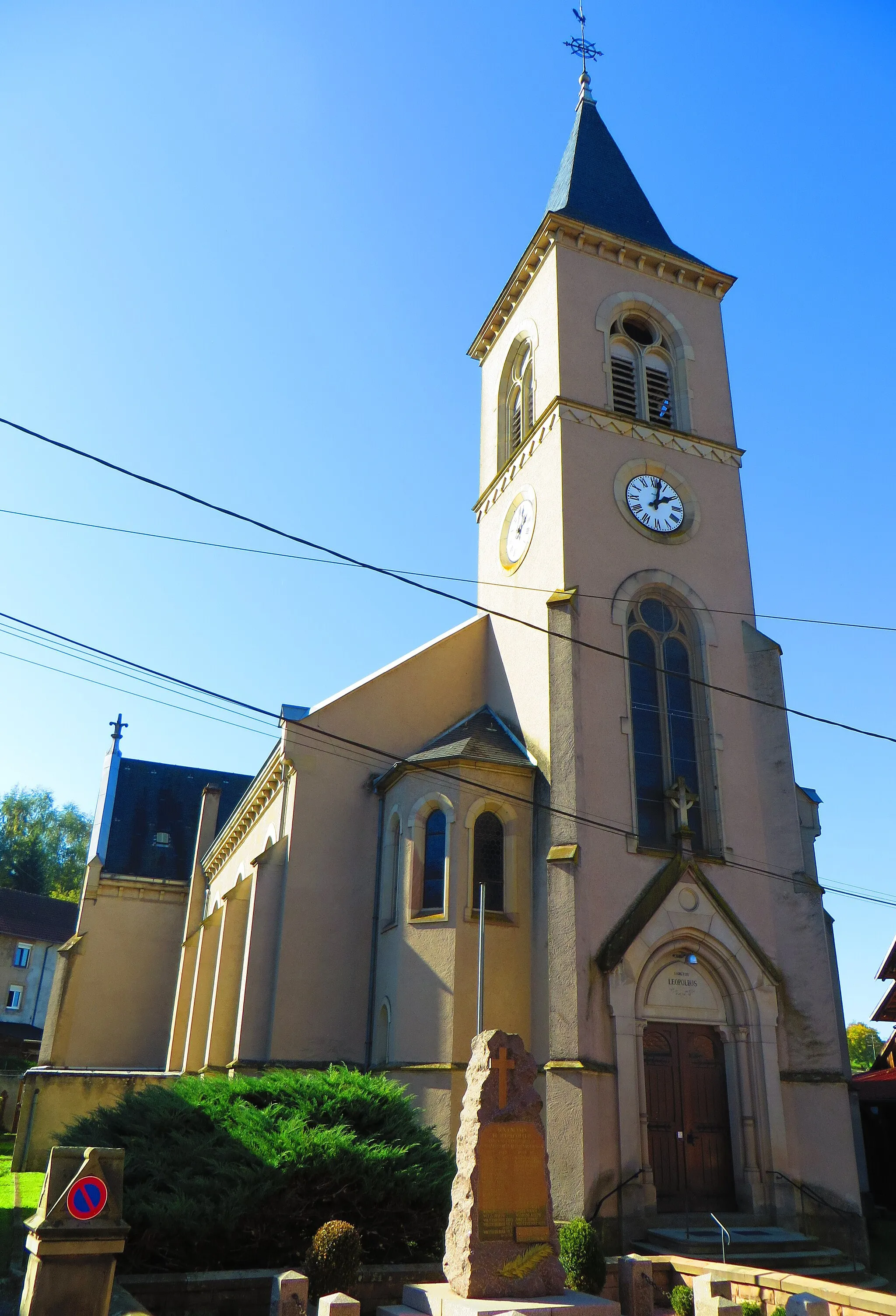 Photo showing: Hartzviller Église Saint-Léopold