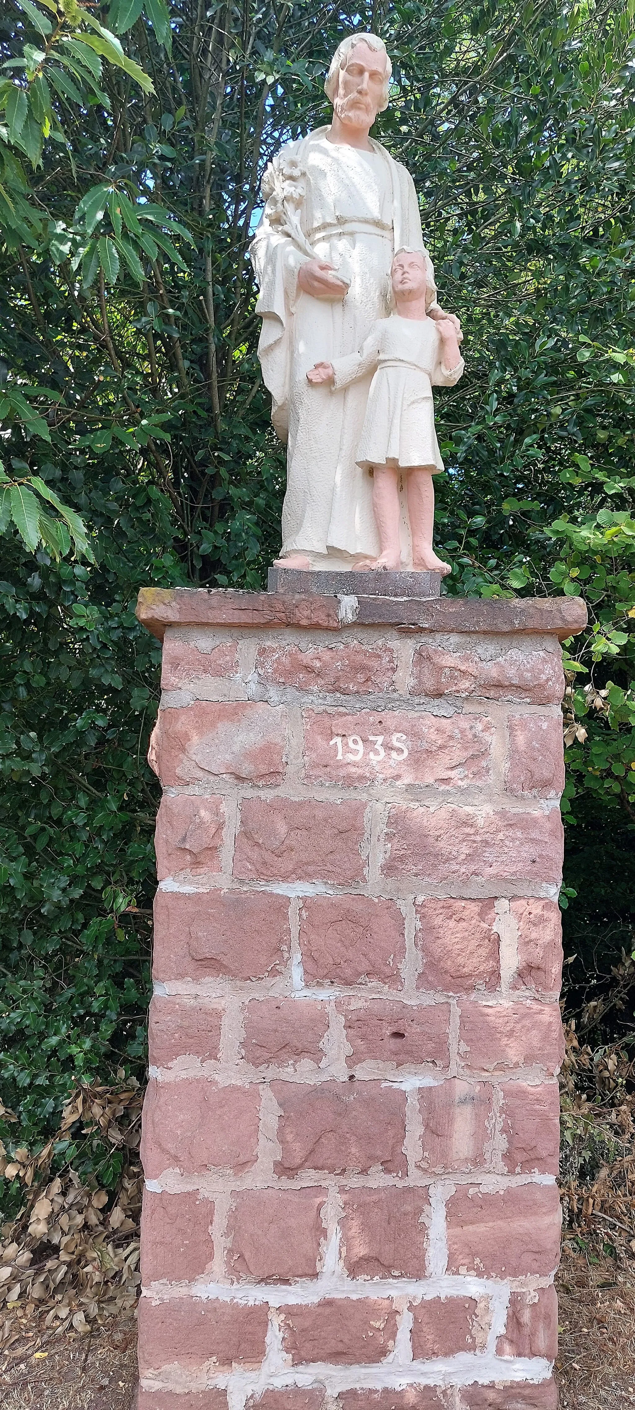 Photo showing: Statue de Saint-Joseph à Haselbourg