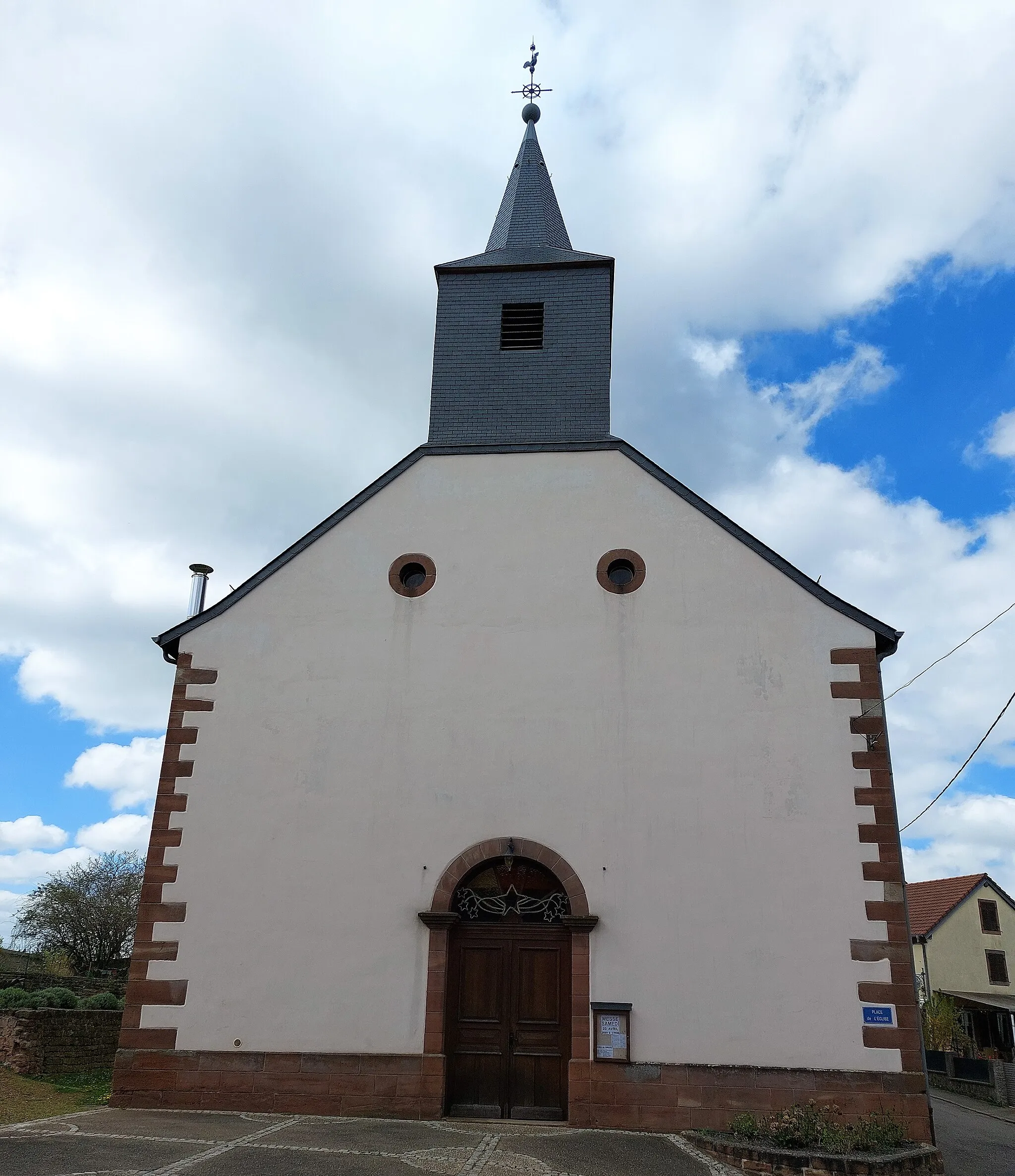 Photo showing: Église Saint-Wendelin d'Hultehouse