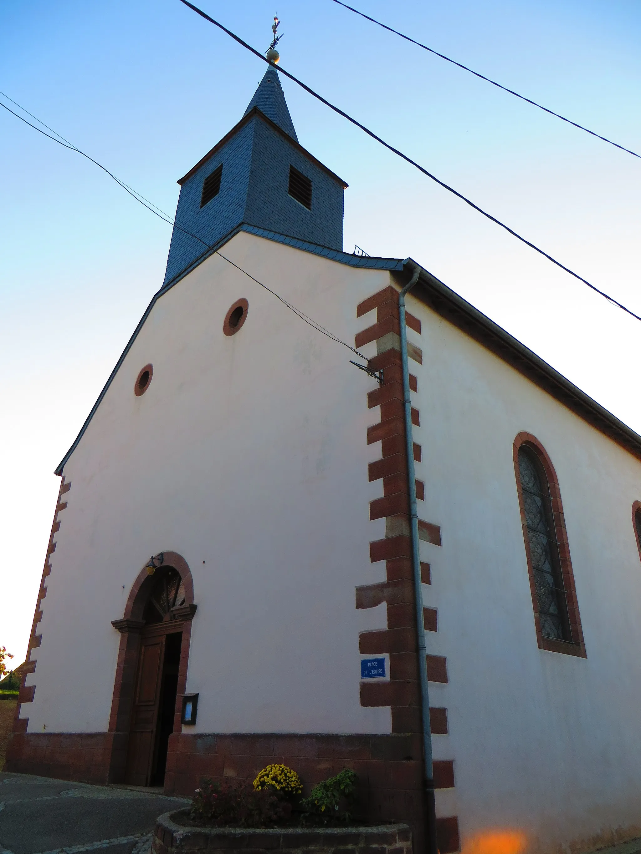 Photo showing: Hultehouse Église Saint-Wendelin
