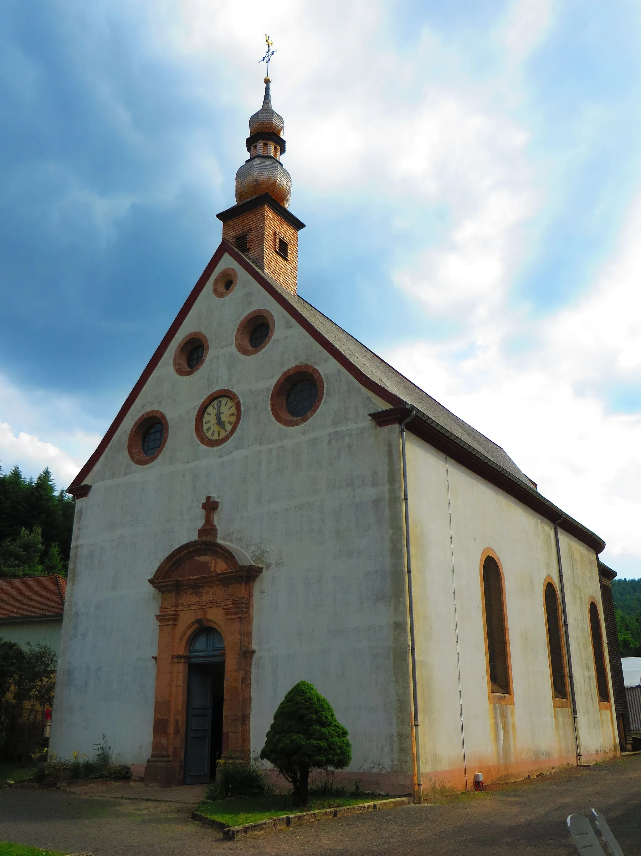 Photo showing: St Quirin Lettenbach chapelle verrerie