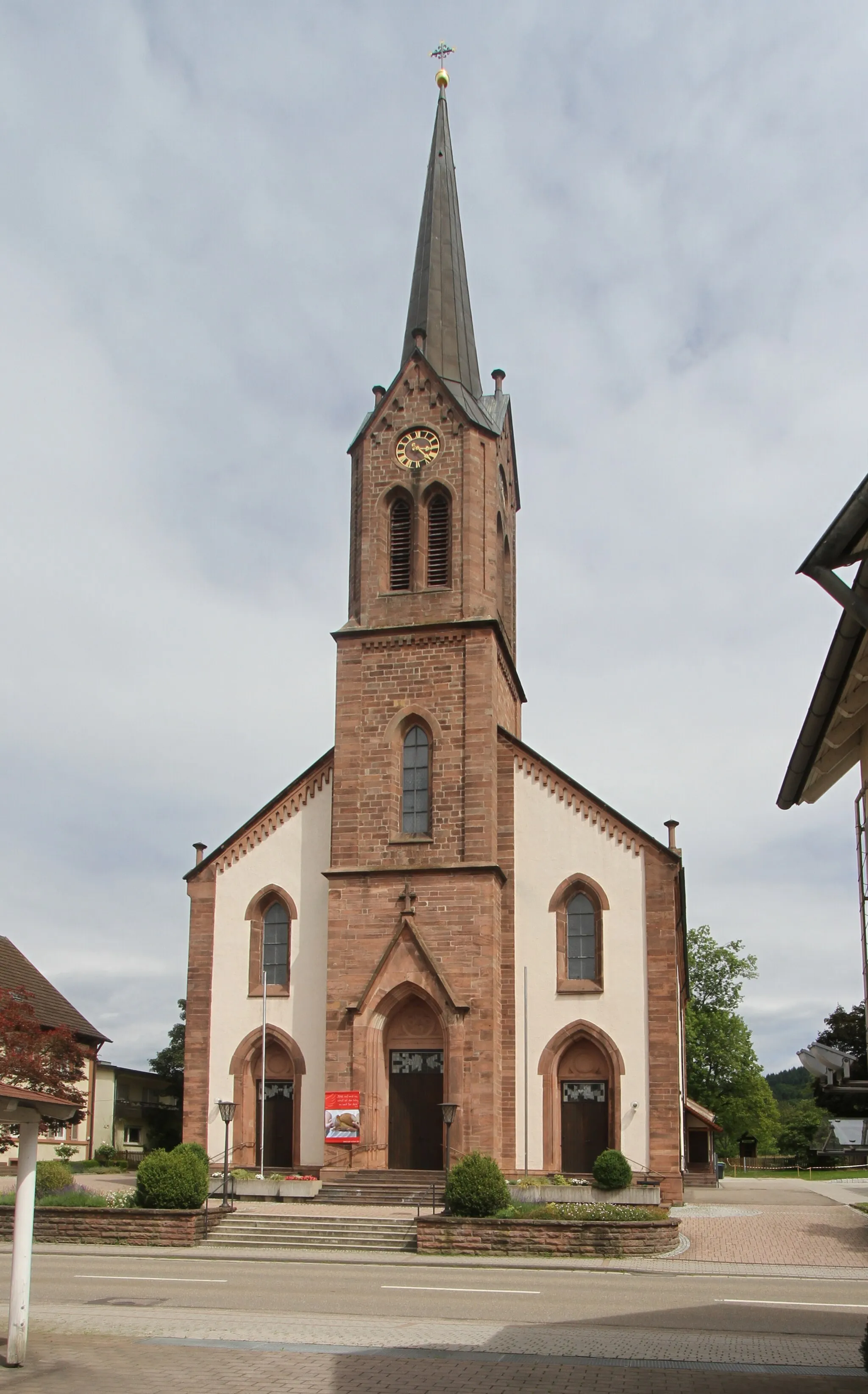 Photo showing: Church of St. Roman in Achern-Mösbach.