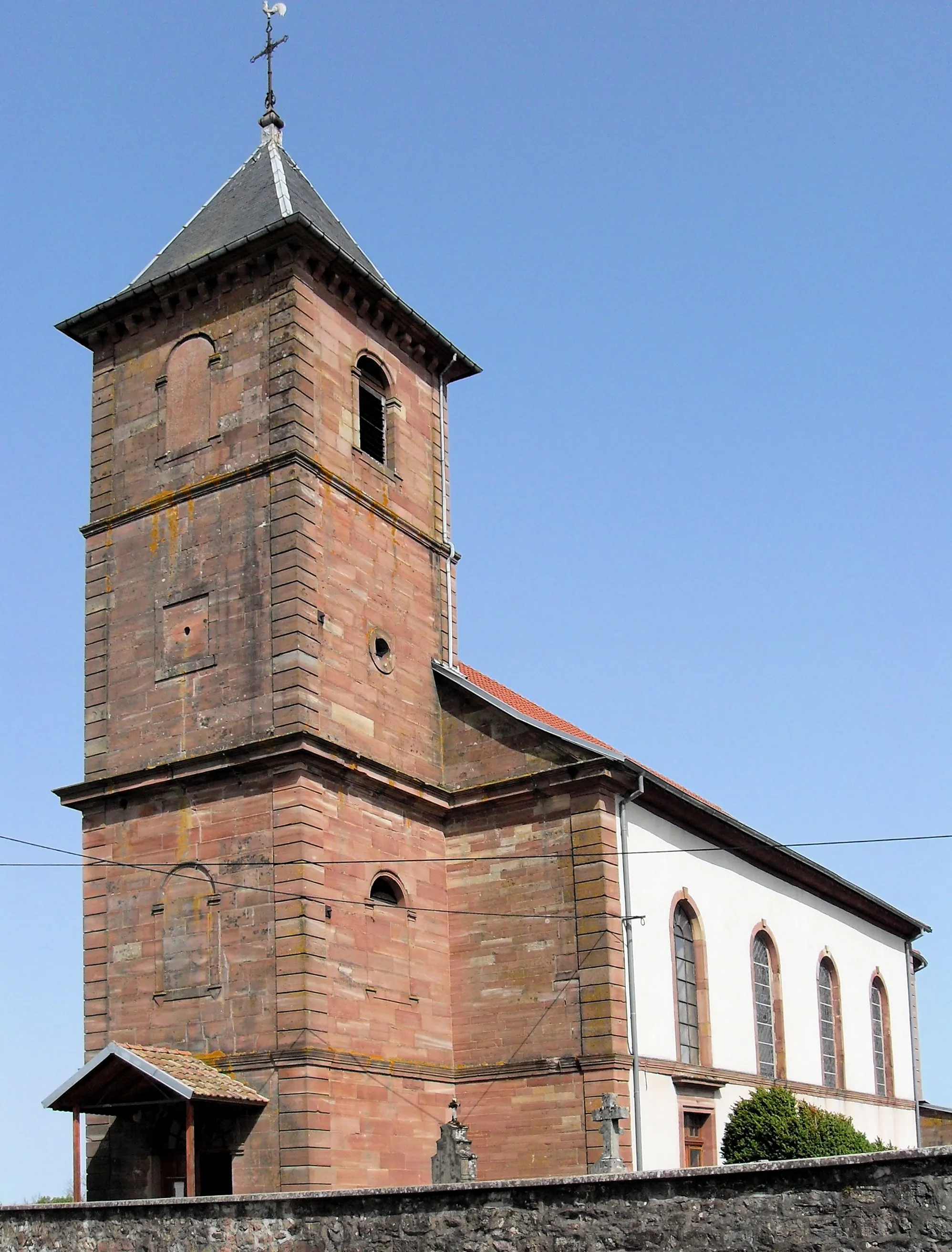 Photo showing: L'église Saint-Sébastien d'Angeot