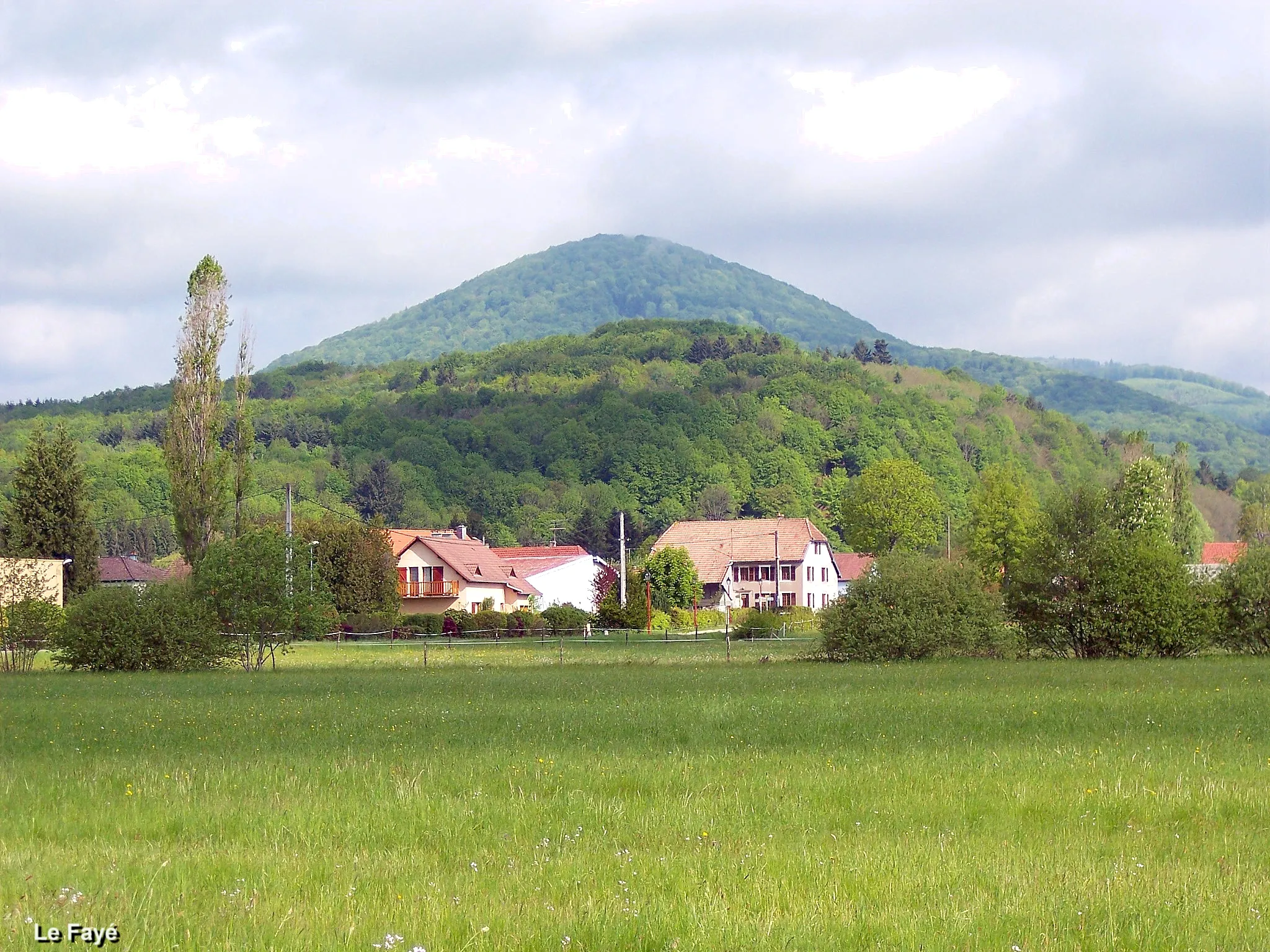Photo showing: Montagne vosgienne, le Fayé, vue depuis Etueffont. Territoire de Belfort