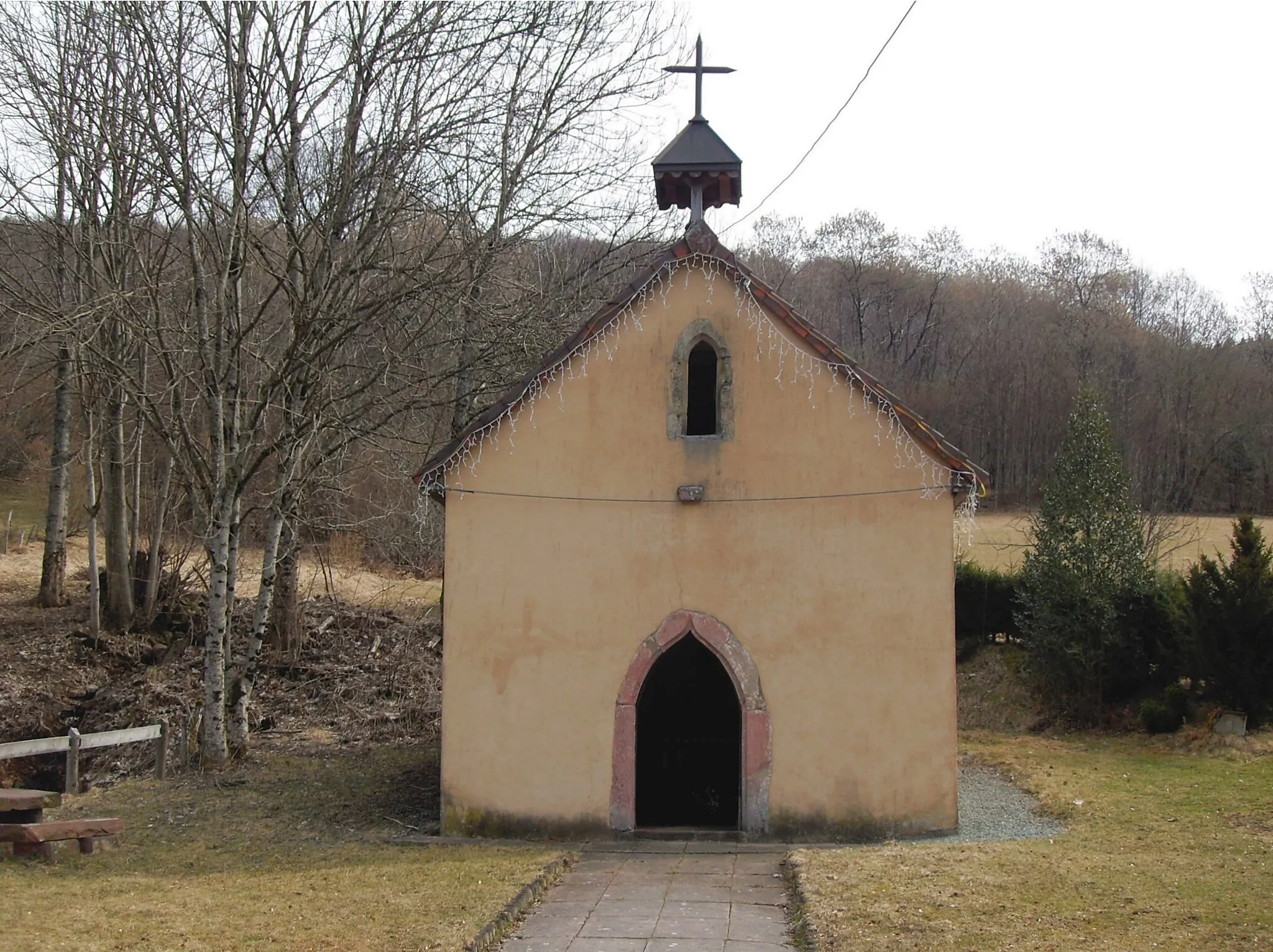 Photo showing: La chapelle Sainte-Madeleine à Lamadeleine-Val-des-Anges