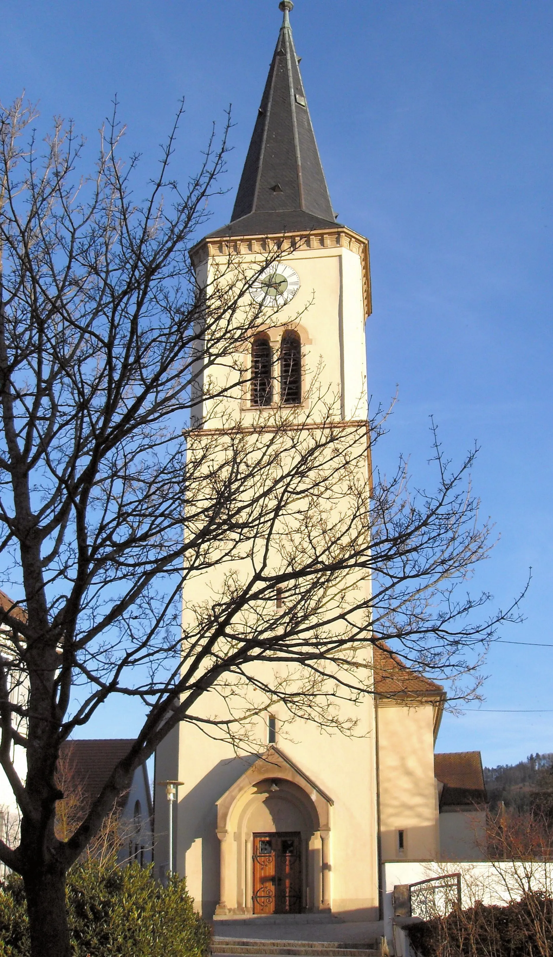Photo showing: Kirche St. Erasmus in Ballrechten