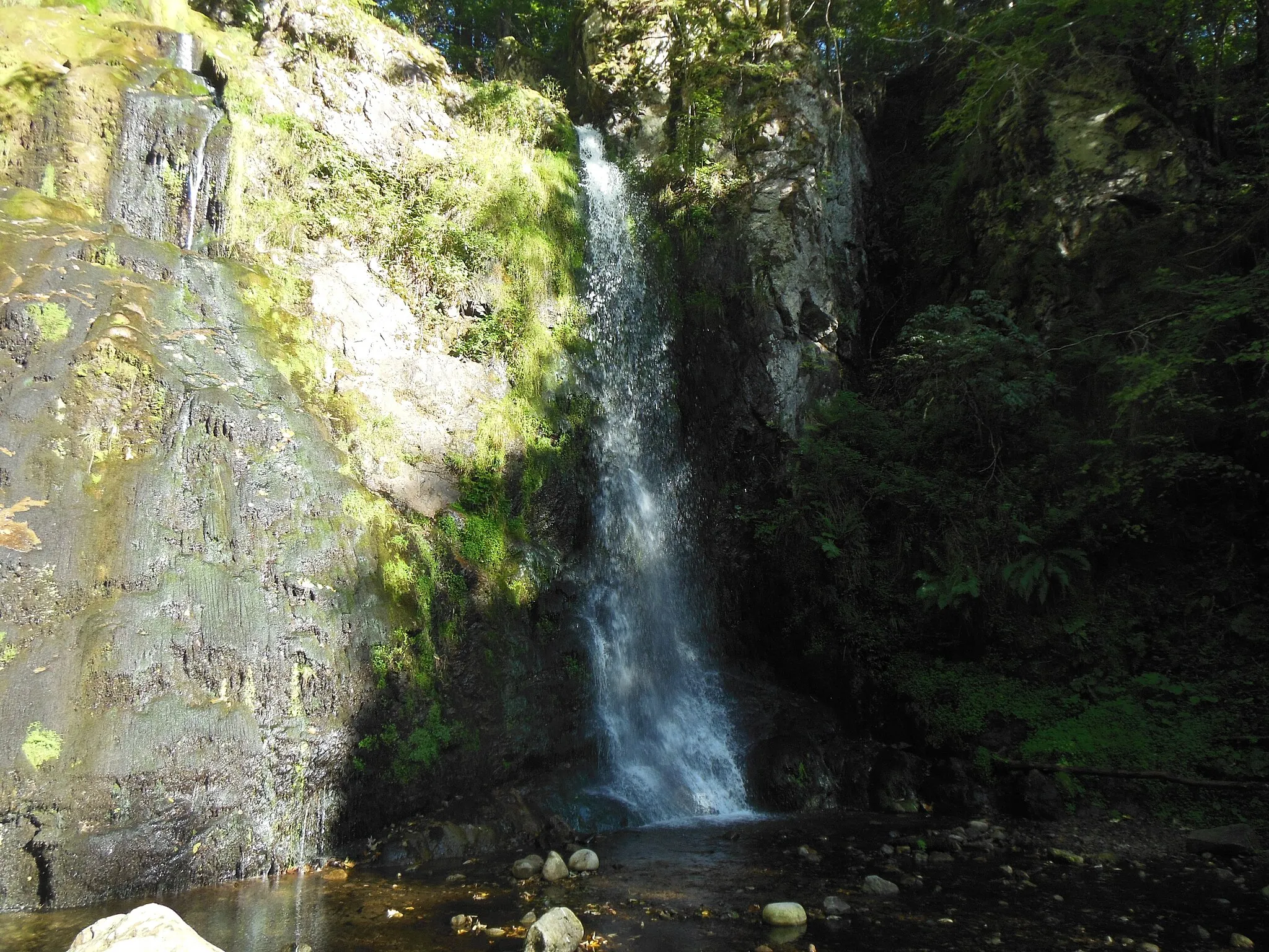 Photo showing: Chute principale de la cascade du Heidenbad