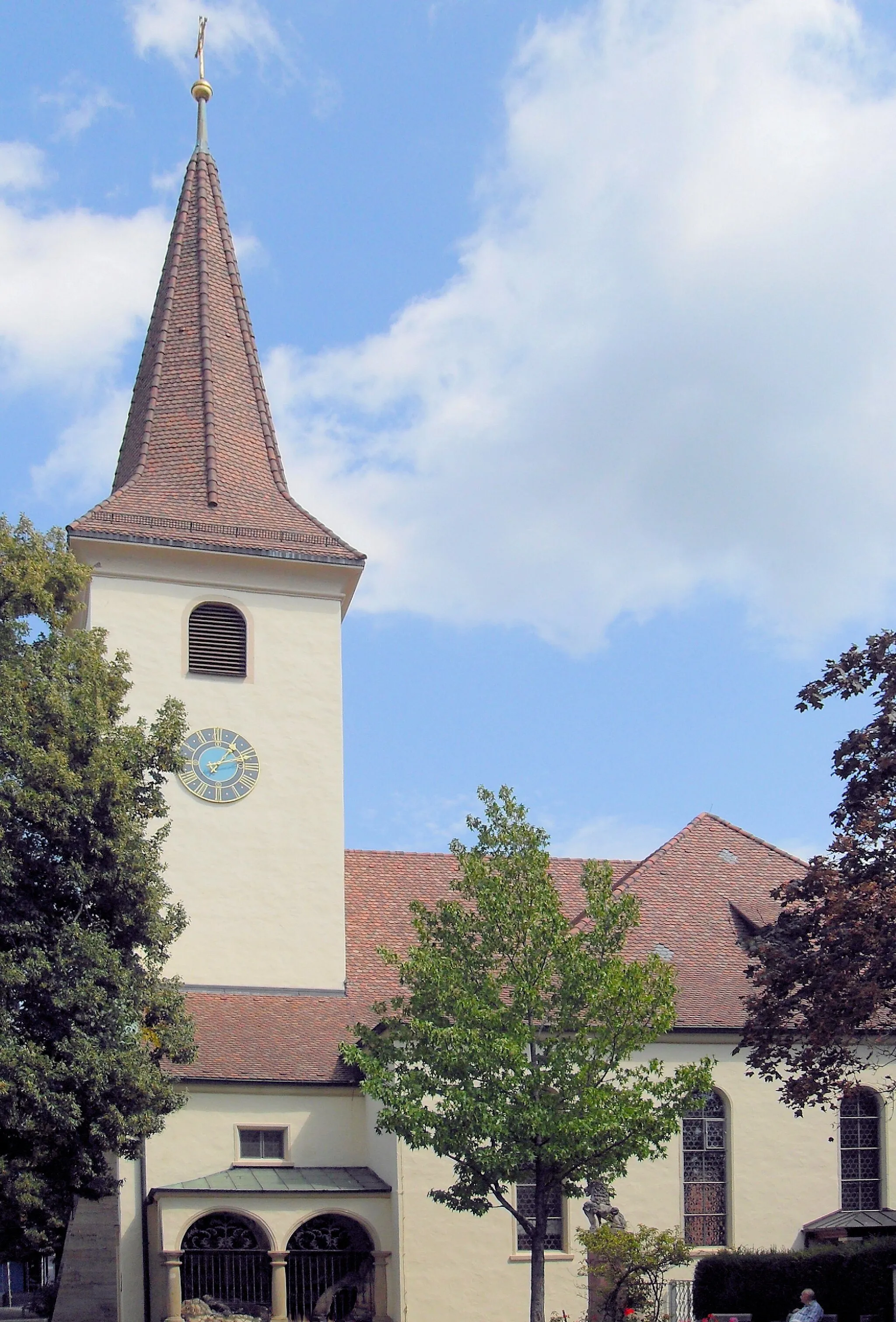 Photo showing: Katholische Kirche St. Alban in Bad Krozingen