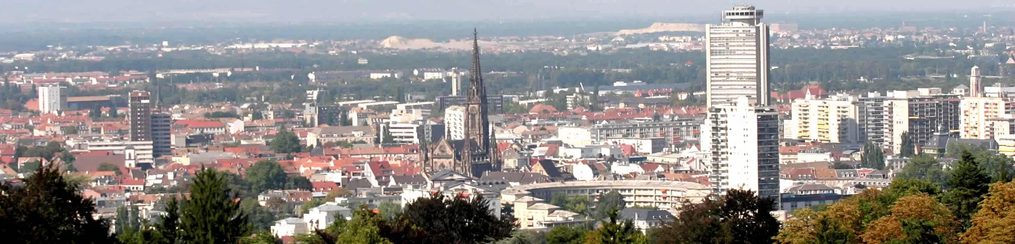 Photo showing: Mulhouse from Rebberg