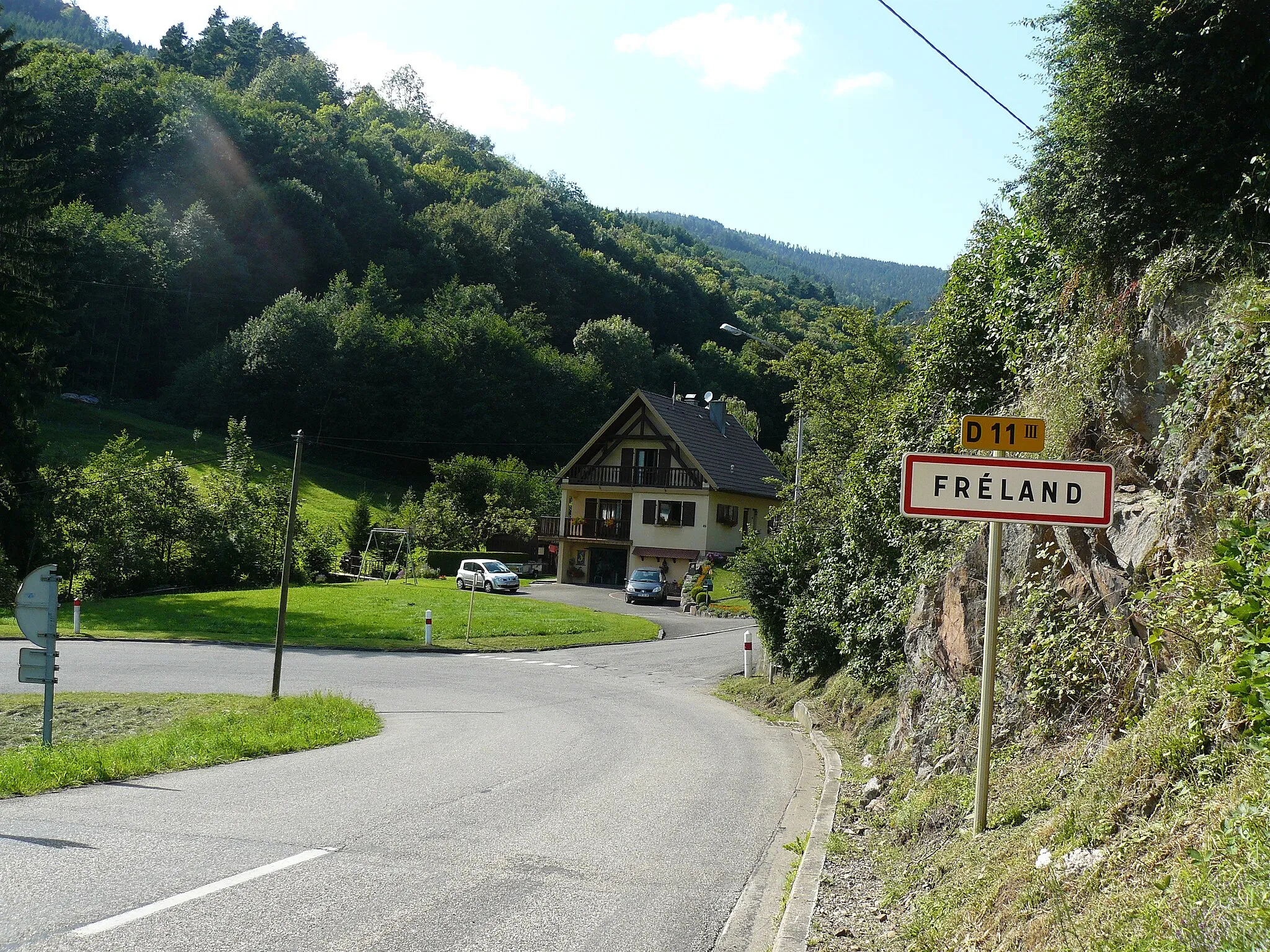 Photo showing: Entrée de Fréland en venant d'Aubure