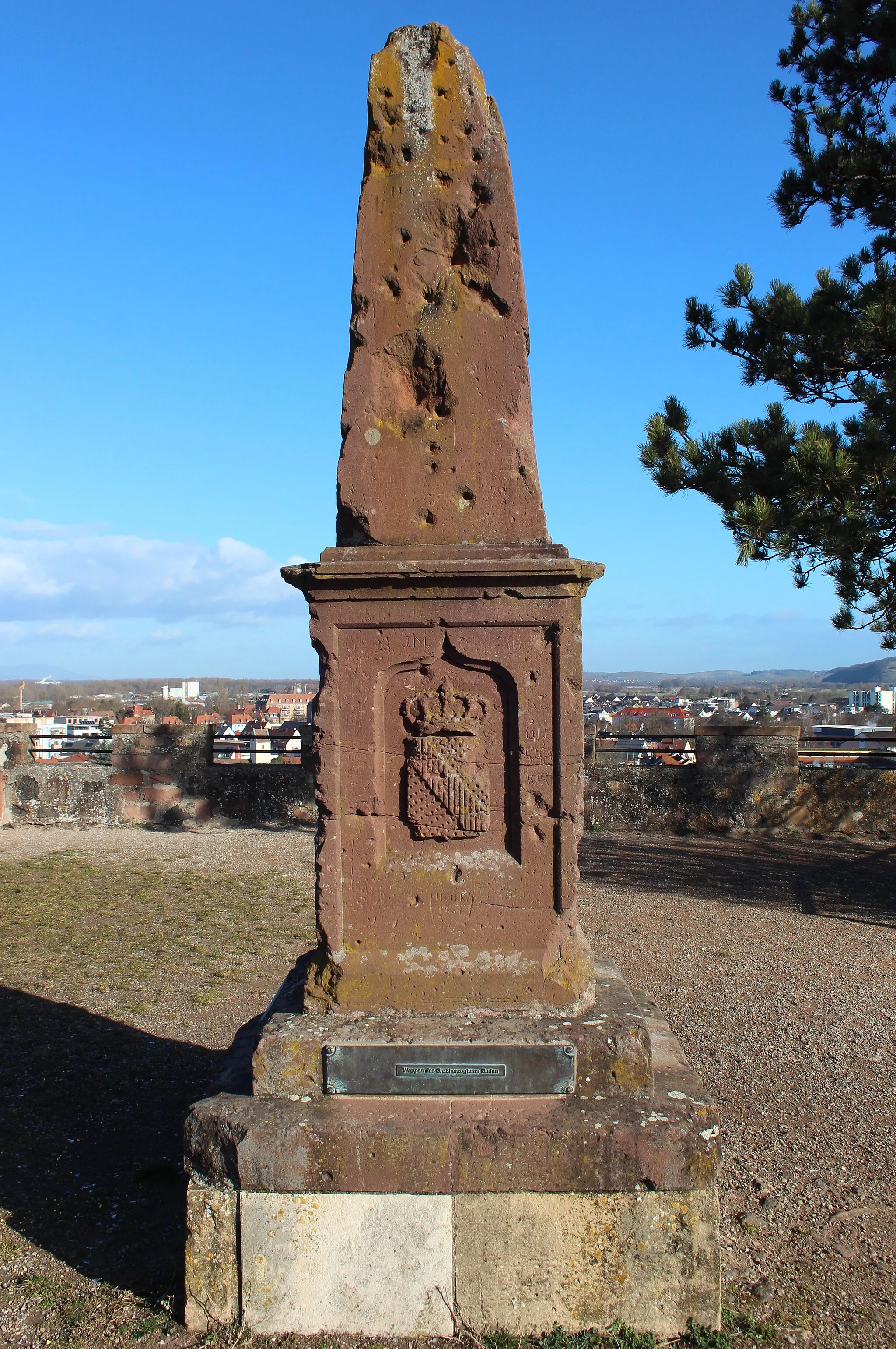 Photo showing: Obelisk (Eckartsberg, Breisach am Rhein)