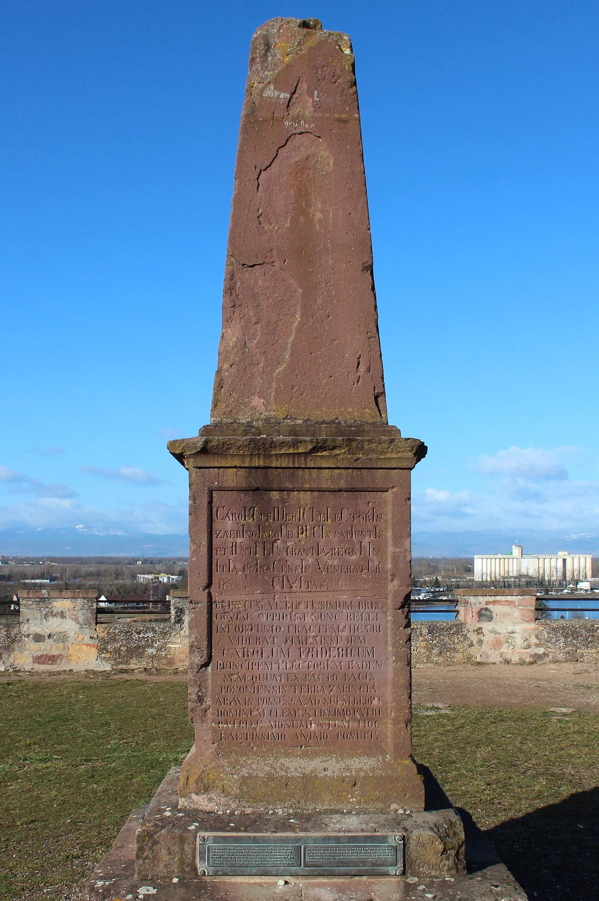 Photo showing: Obelisk (Eckartsberg, Breisach am Rhein)