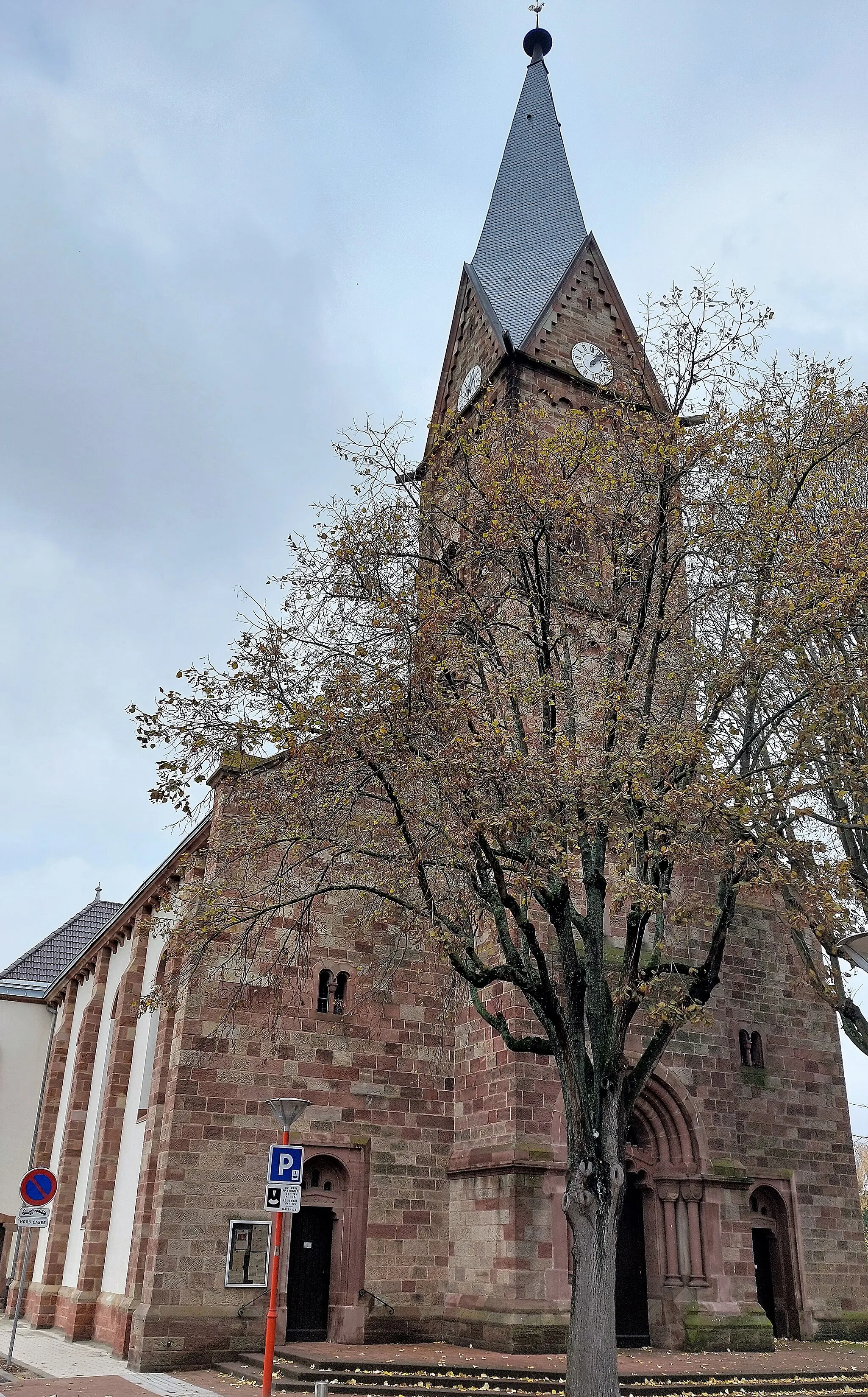Photo showing: Église Saint-Jean-Baptiste de Lingolsheim