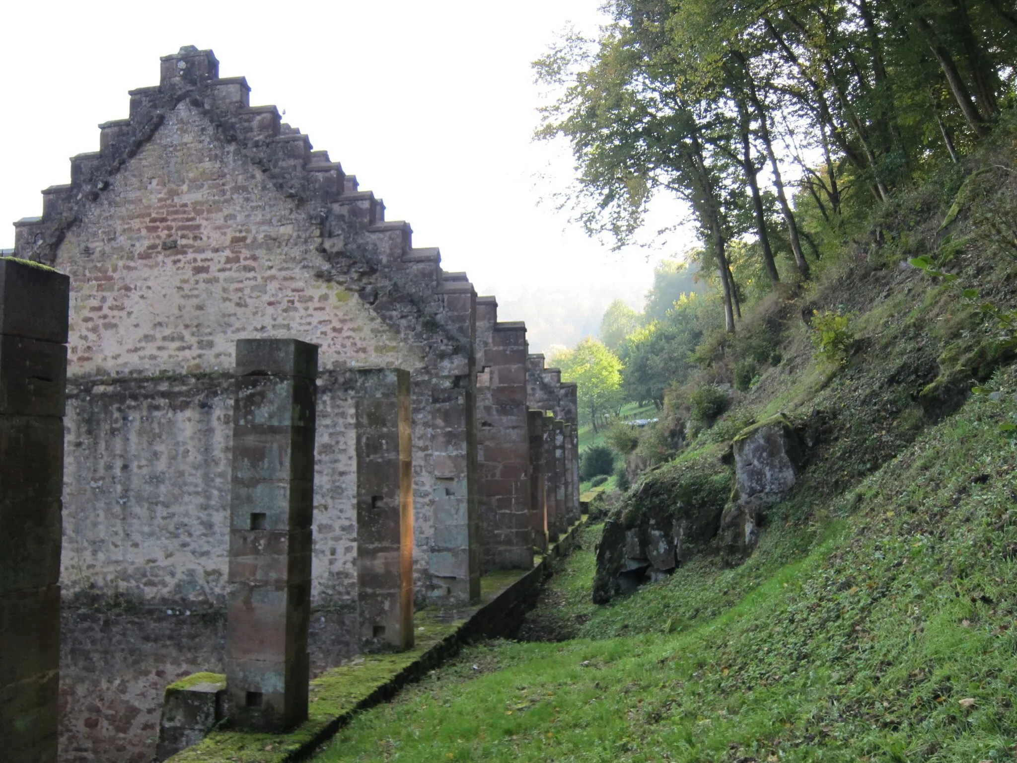 Photo showing: Ruine der Eisenschmelze De Dietrich im Jägerthal