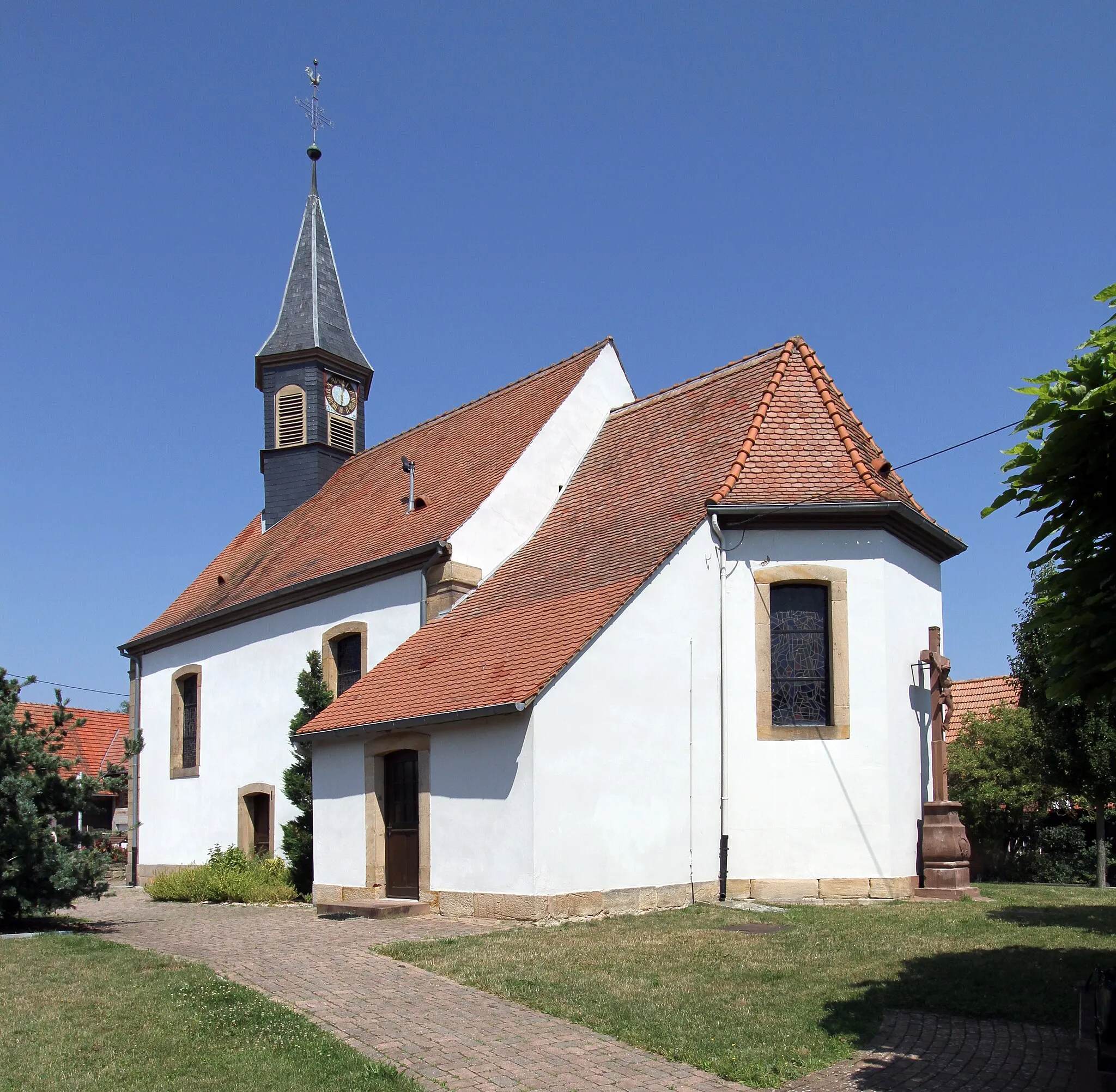 Photo showing: Church in Schwabwiller‎.