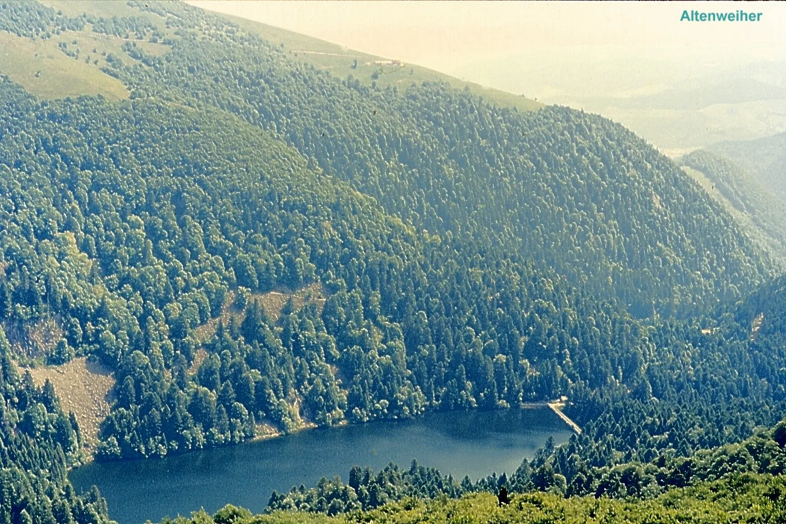 Photo showing: Lac Altenweiher, vu du Rainkopf.
