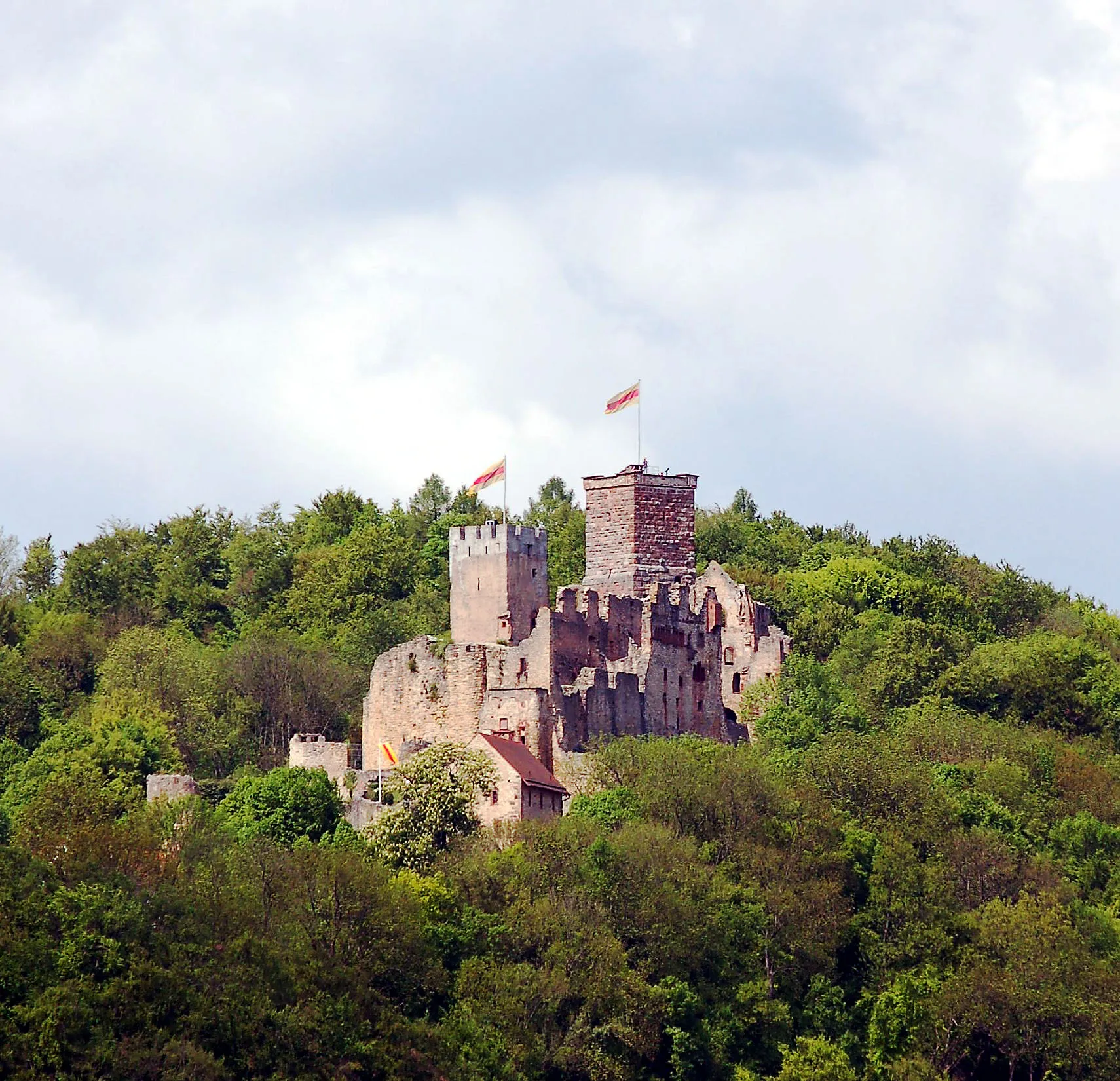 Photo showing: The Castle of Rötteln near Lörrach.