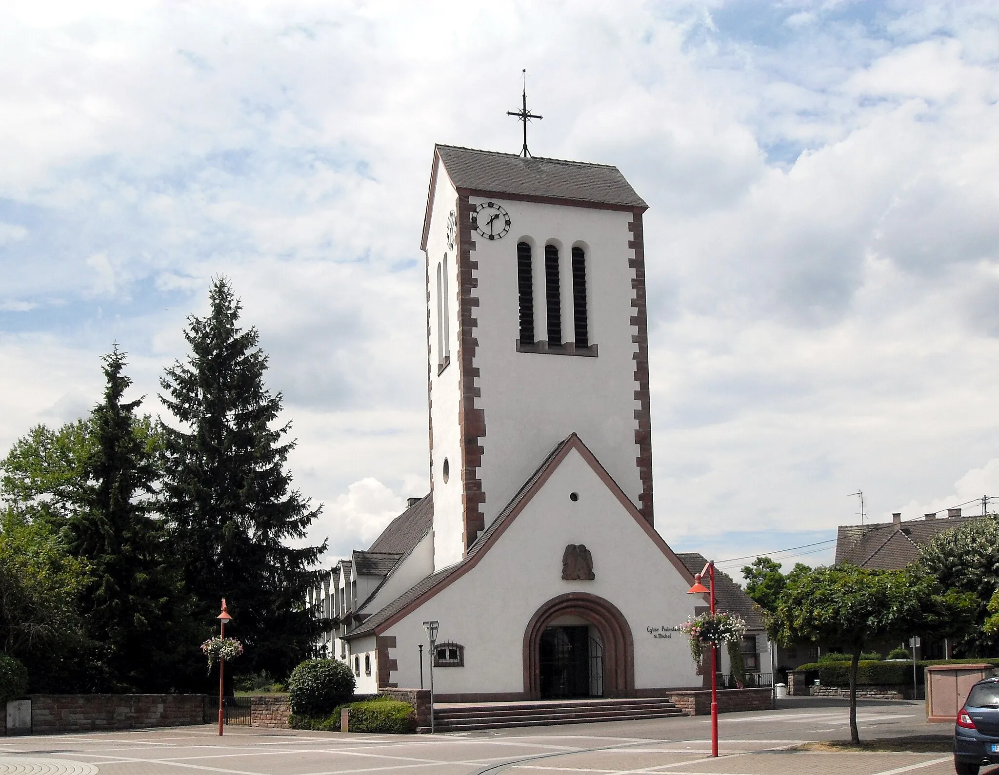 Photo showing: L'église Protestante_Saint-Michel d'Oberhoffen-sur-Moder