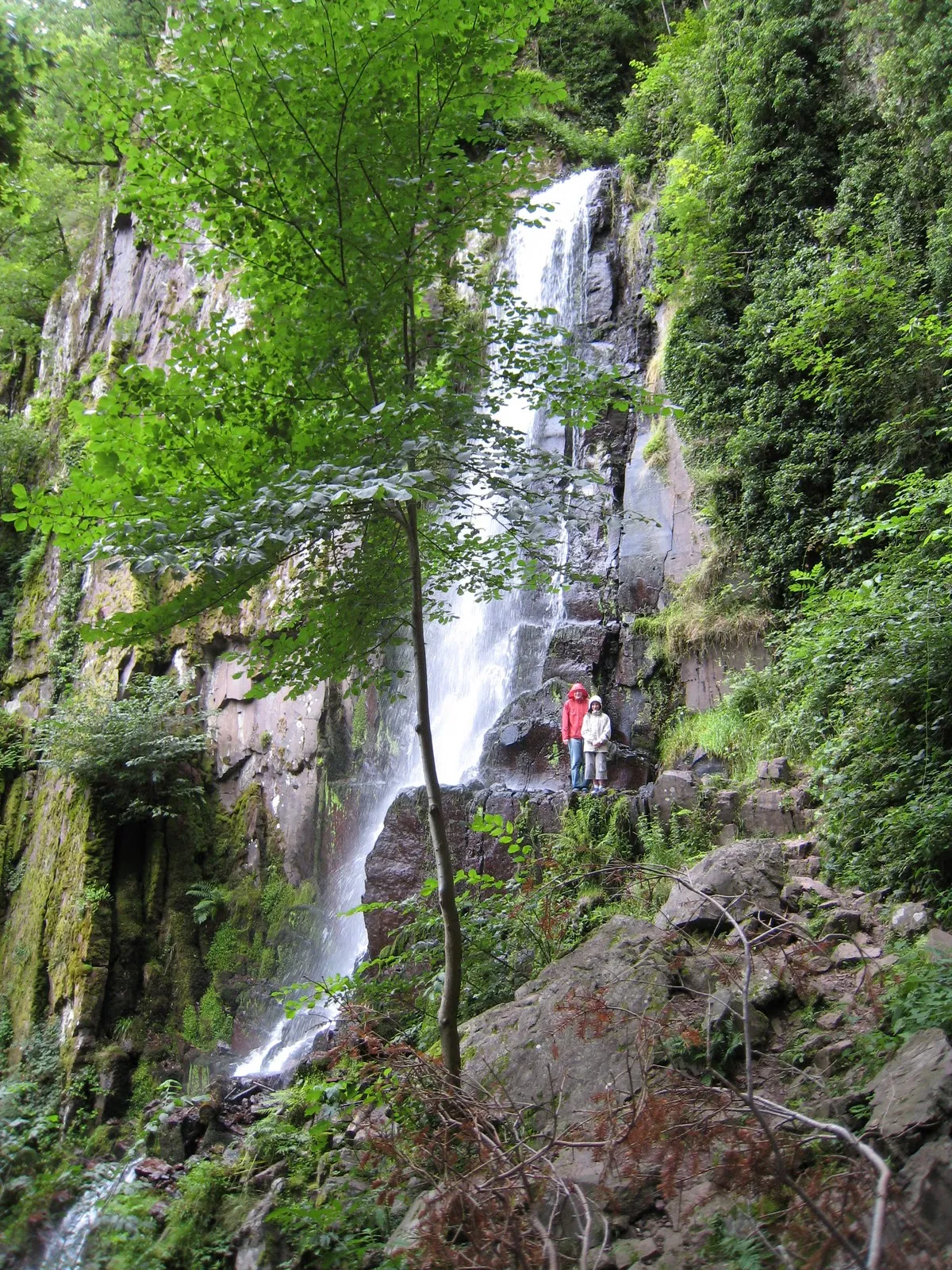 Photo showing: Nideck waterfall, Oberhaslach, France