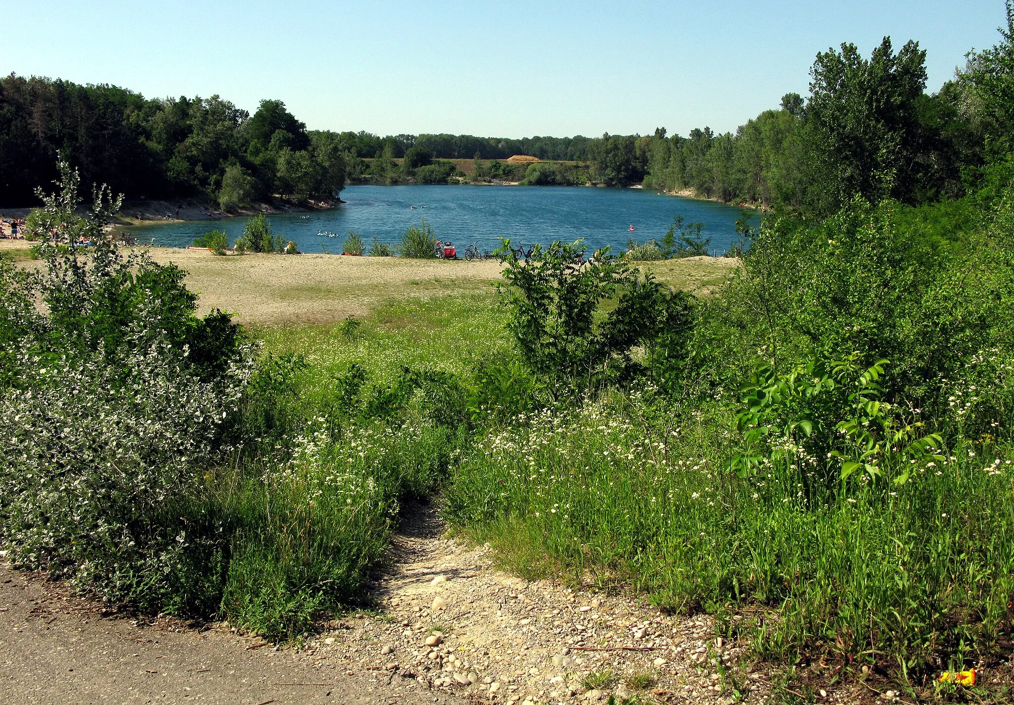 Photo showing: Baggersee in Neuenburg-Zienken