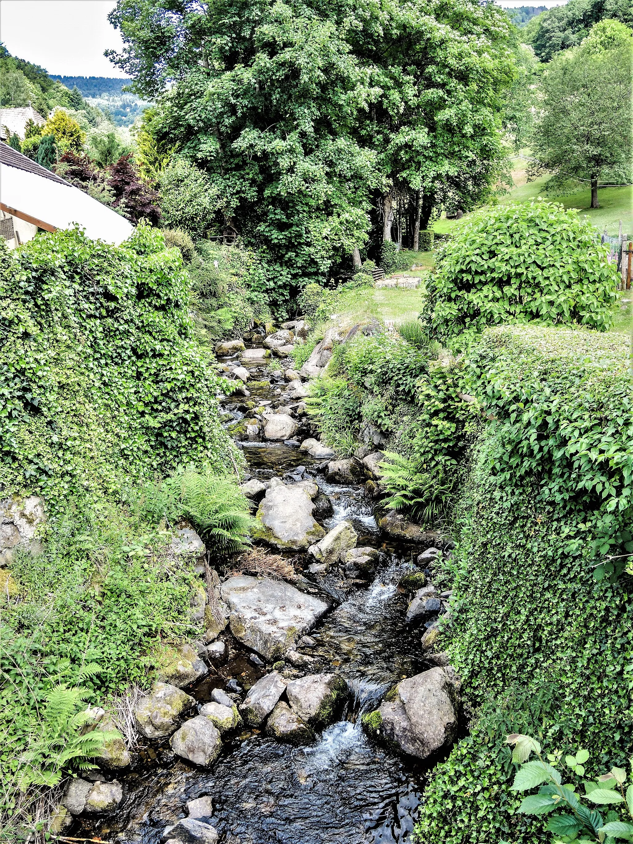 Photo showing: Ruisseau le Linthalbach, dans le village