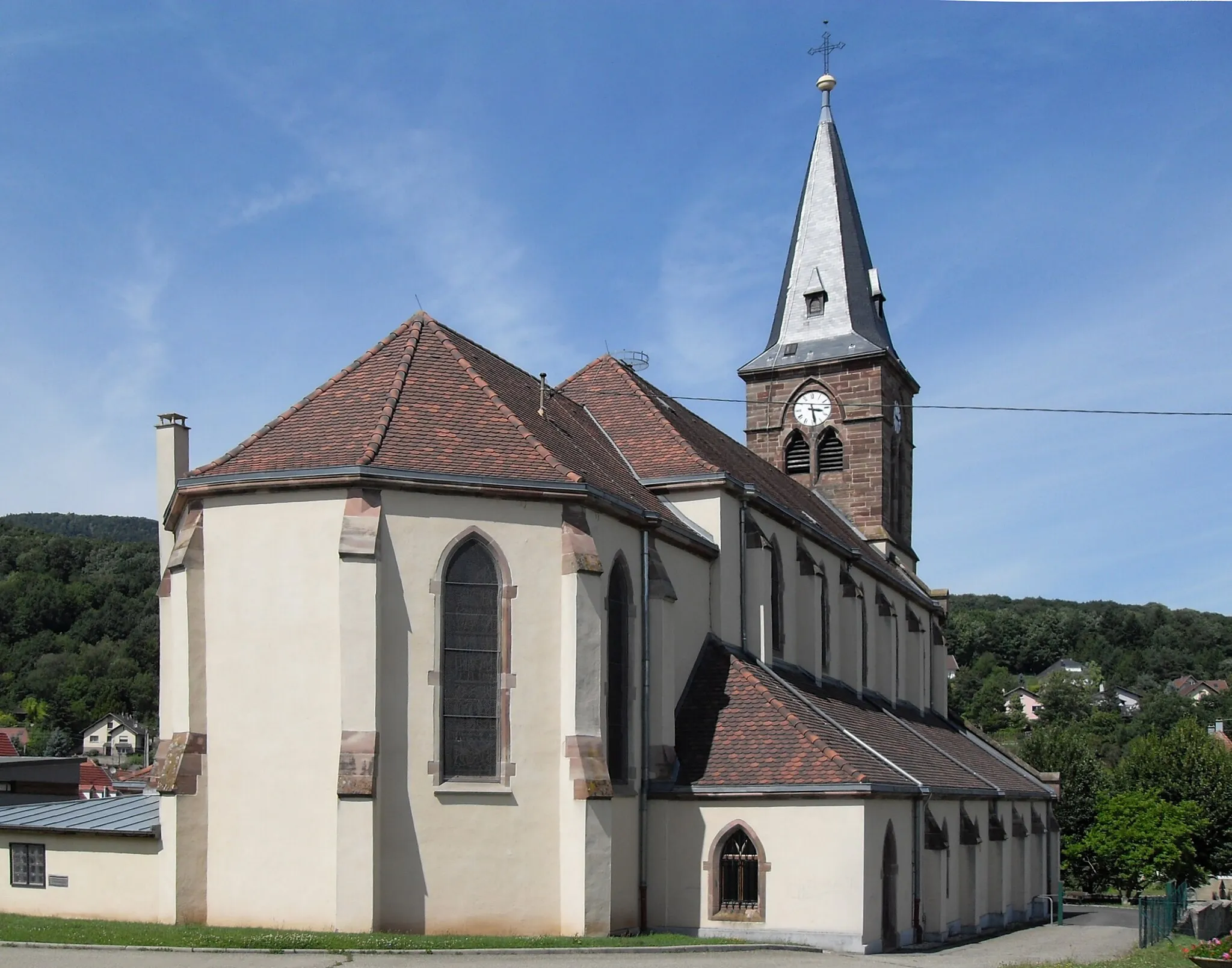 Photo showing: L'église Saint-Morand à Steinbach, côté sud
