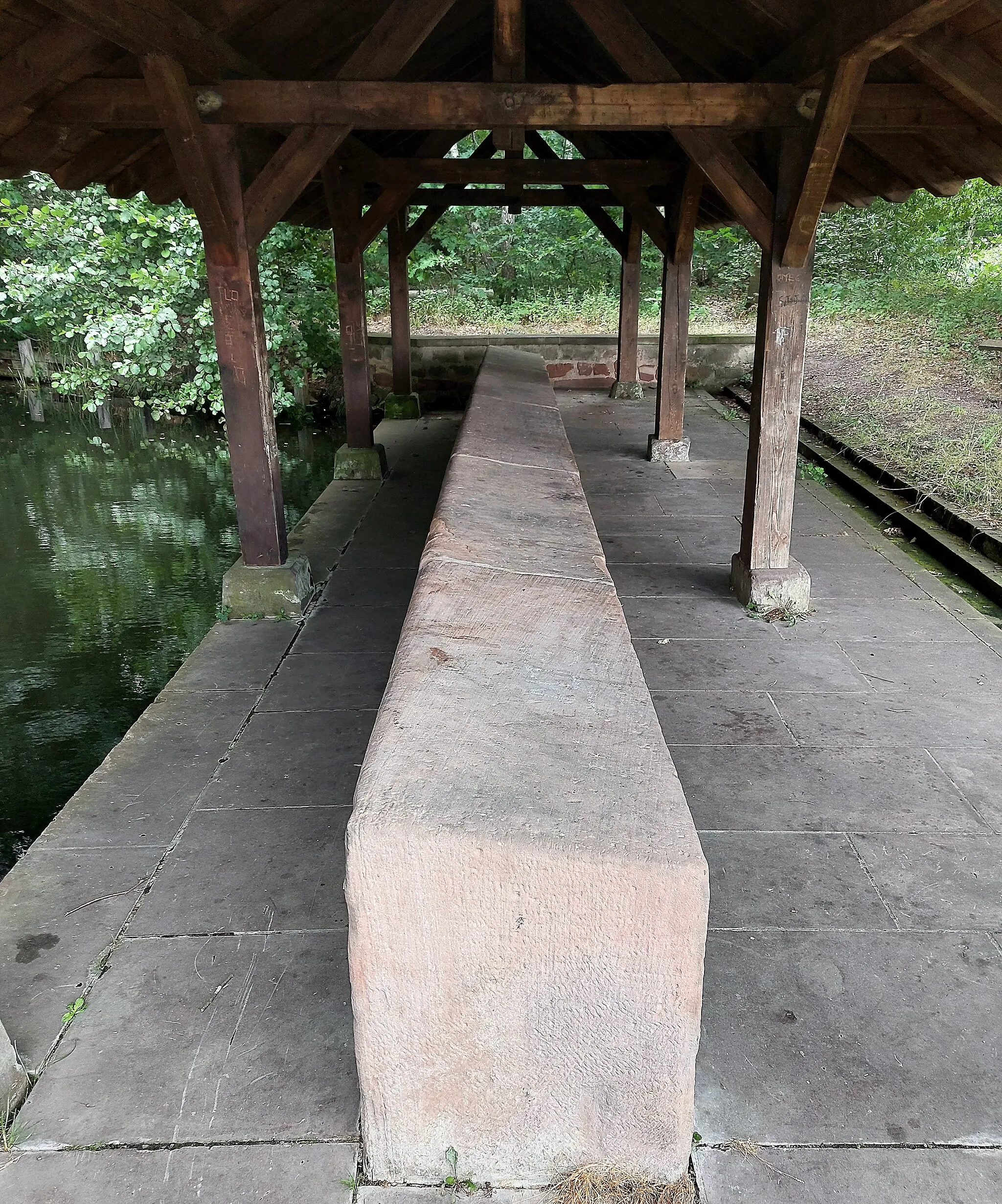 Photo showing: Ancien lavoir du Hundshof à Haguenau