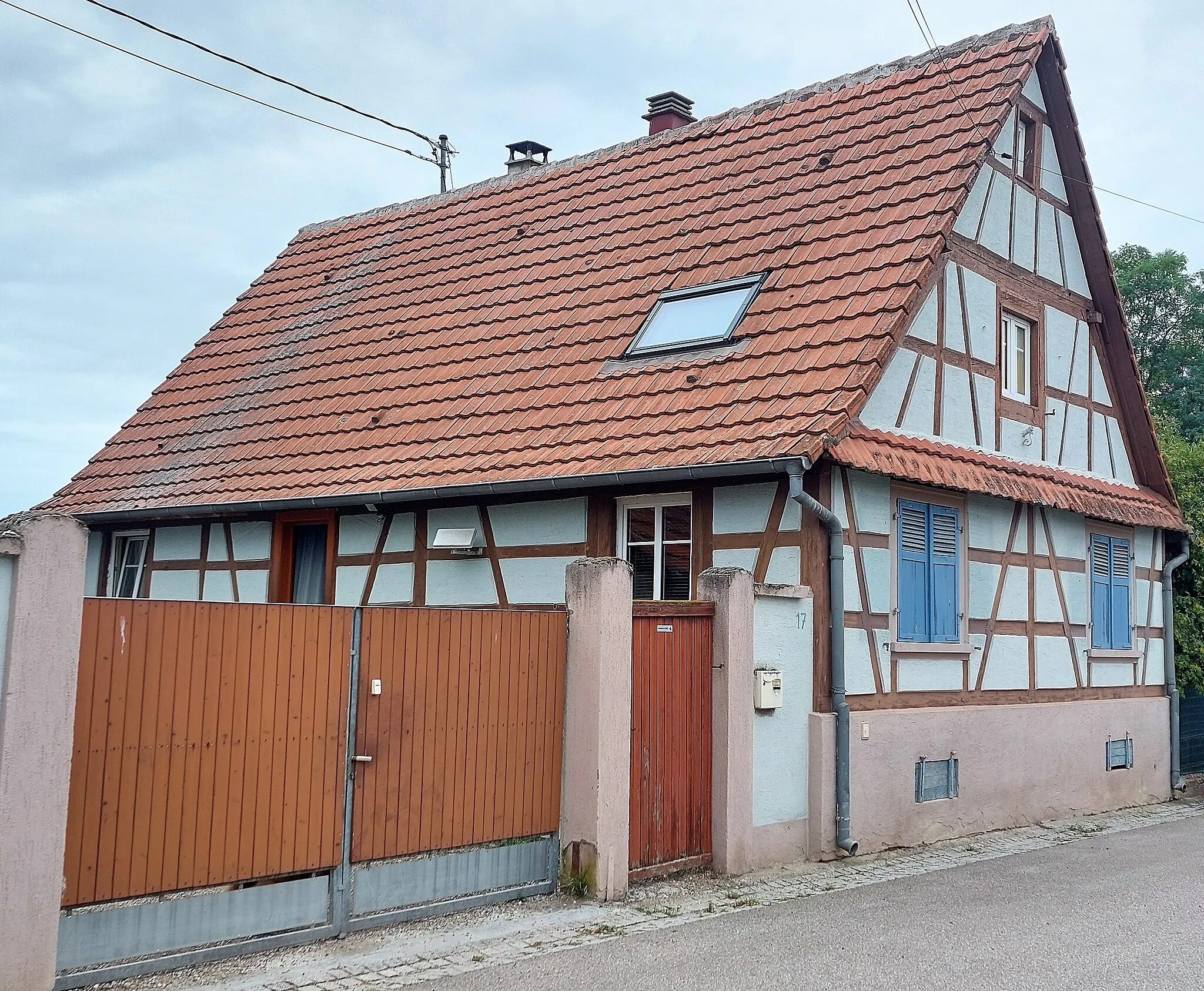 Photo showing: Maison à colombage au 17 rue de la ferme Hund à Haguenau