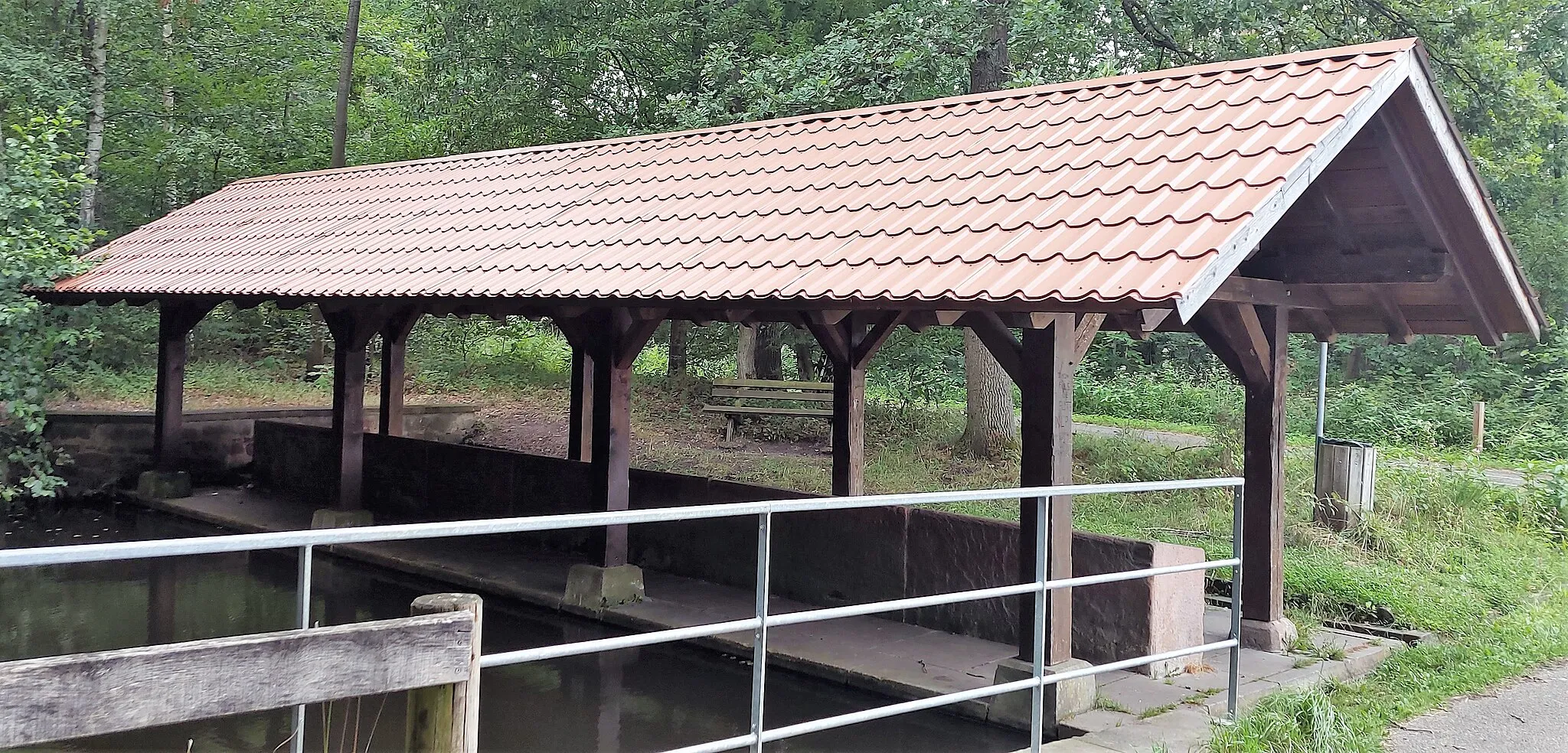 Photo showing: Ancien lavoir du Hundshof à Haguenau