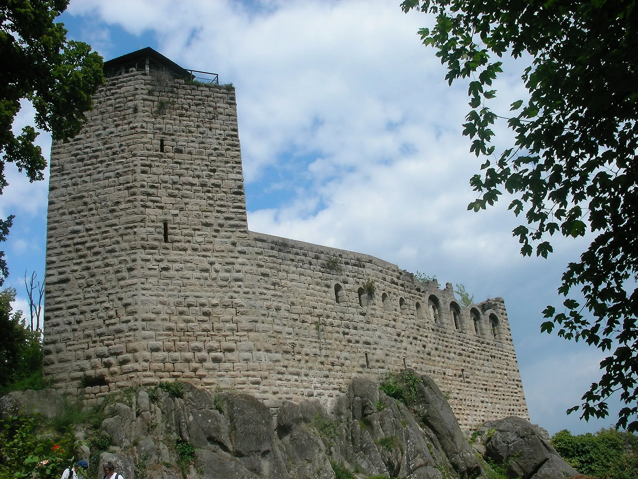 Photo showing: Château du Bernstein (552 m) à Dambach-la-Ville (Bas-Rhin, France).