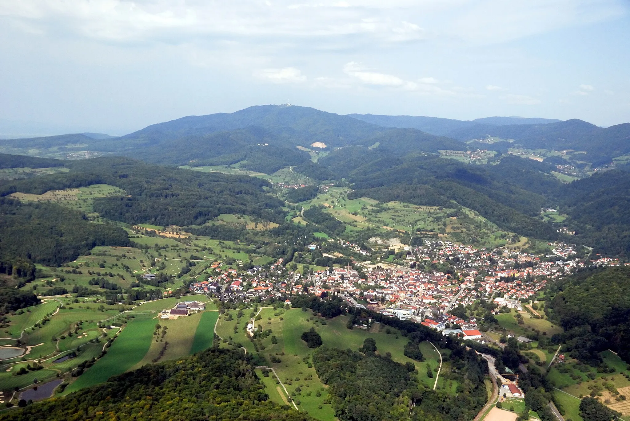 Photo showing: aerial view of Kandern