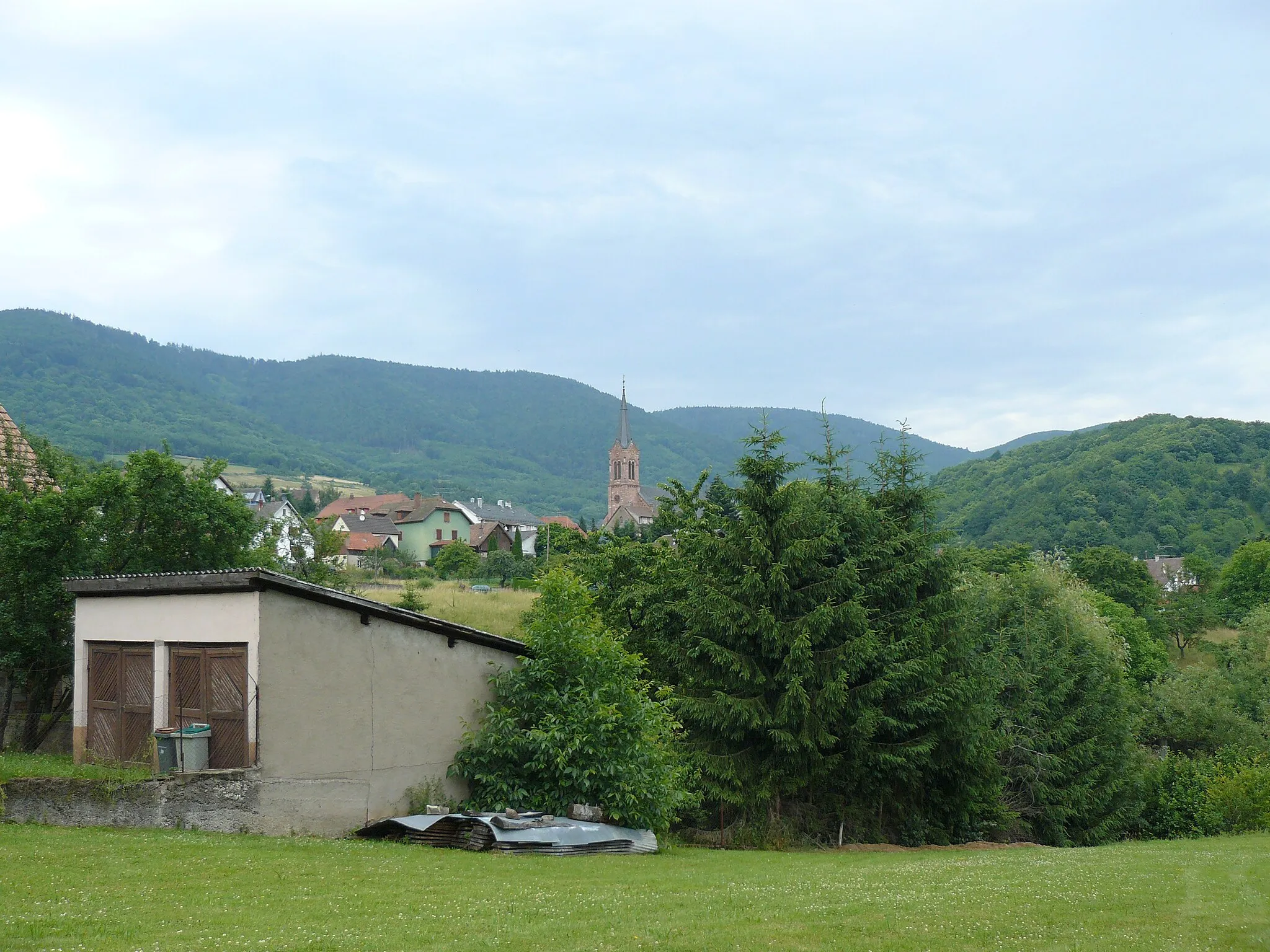 Photo showing: Vue sur le village de Breitenbach