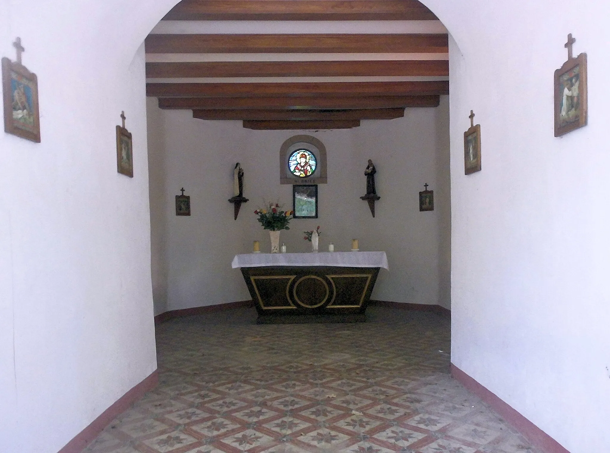 Photo showing: L'intérieur de la chapelle Saint-Brice d'Illfurth